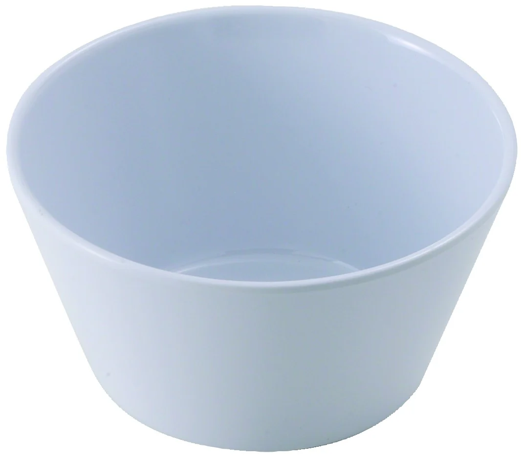 Winco MMB-8W 8 Oz Bouillon Cup Round White Melamine Dishwasher Safe