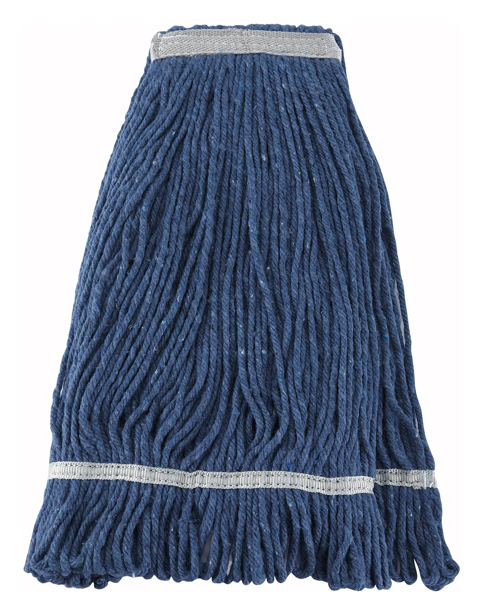 Winco MOP-20 20oz Wet Mop Head with Blue Yarn Looped-end - Image 2