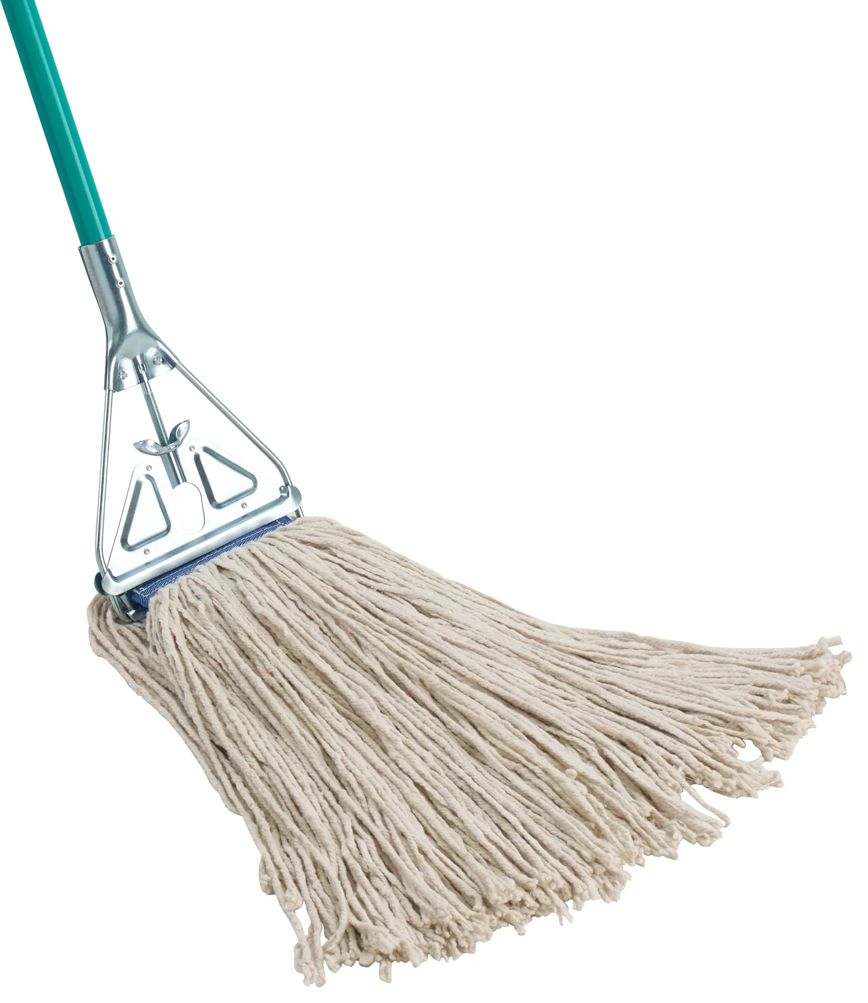 Winco MOP-20WC 20oz White Yarn Cut End Wet Mop Head - Image 2