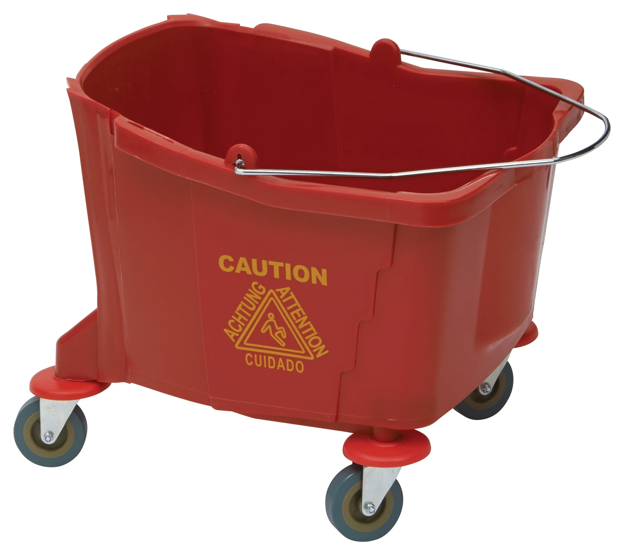 Winco MPB-36BR 36 Qt Replacement Bucket Only Red Mop Bucket - Image 2