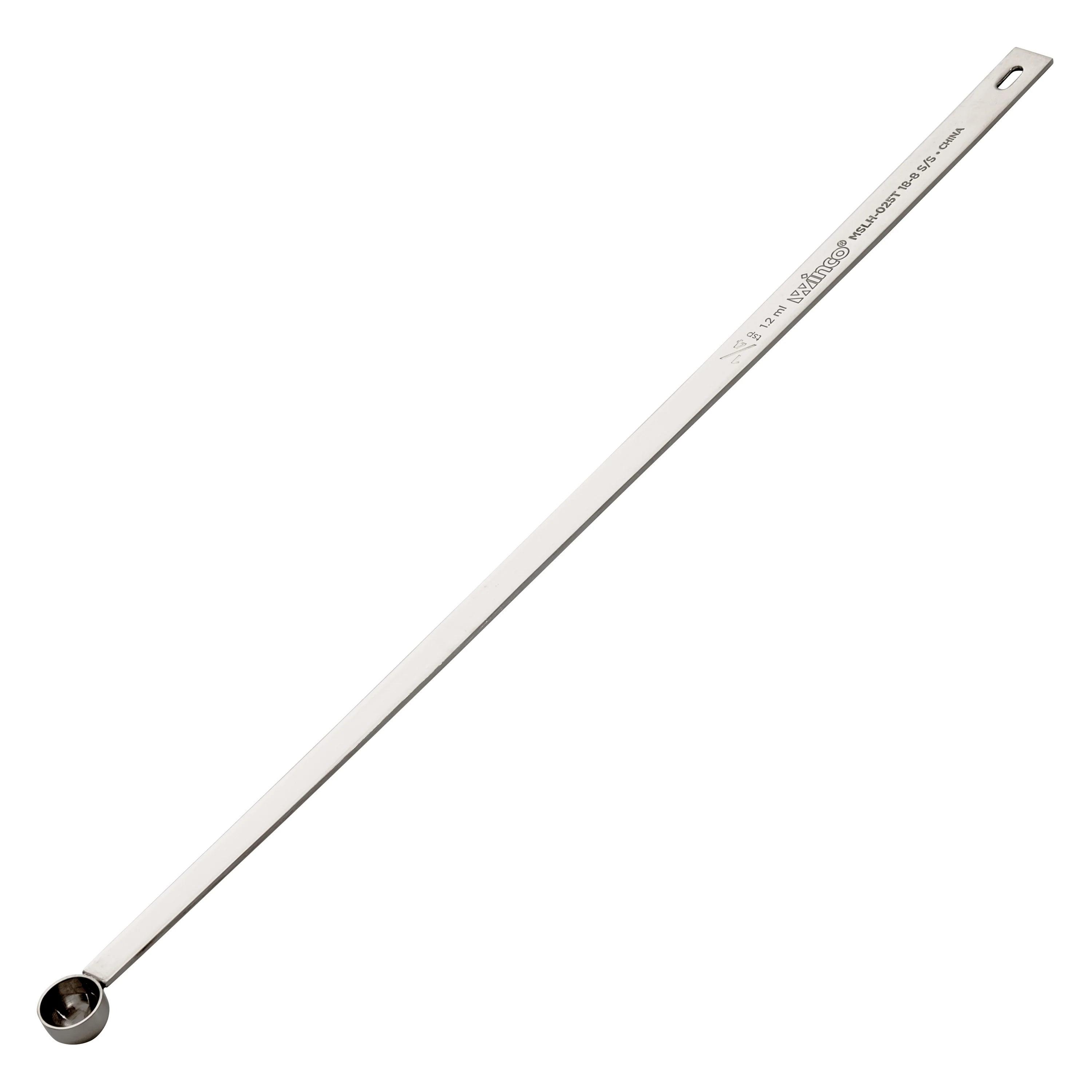 Winco MSLH-025T 15 Inch Measuring Spoon 1/4 Tsp Stainless Steel Heavy Duty - Image 2