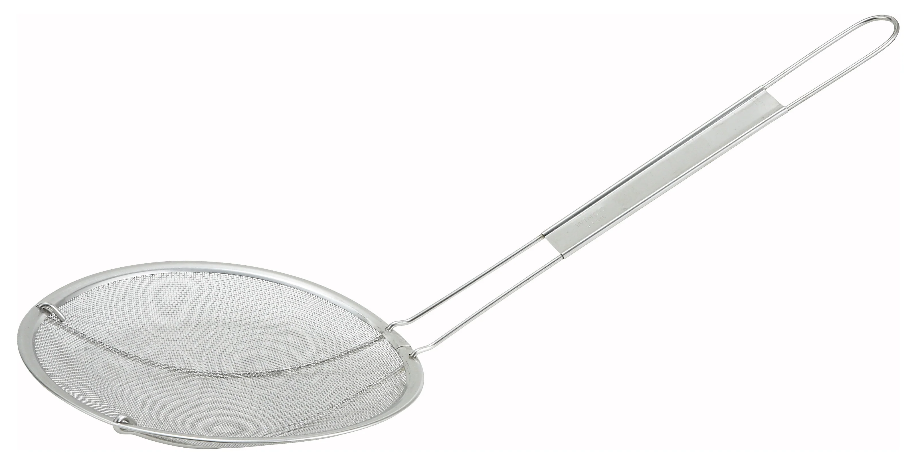 Winco MSS-6.5 6-3/4 Inch Diameter Single Coarse Mesh Strainer Stainless Steel with Handle