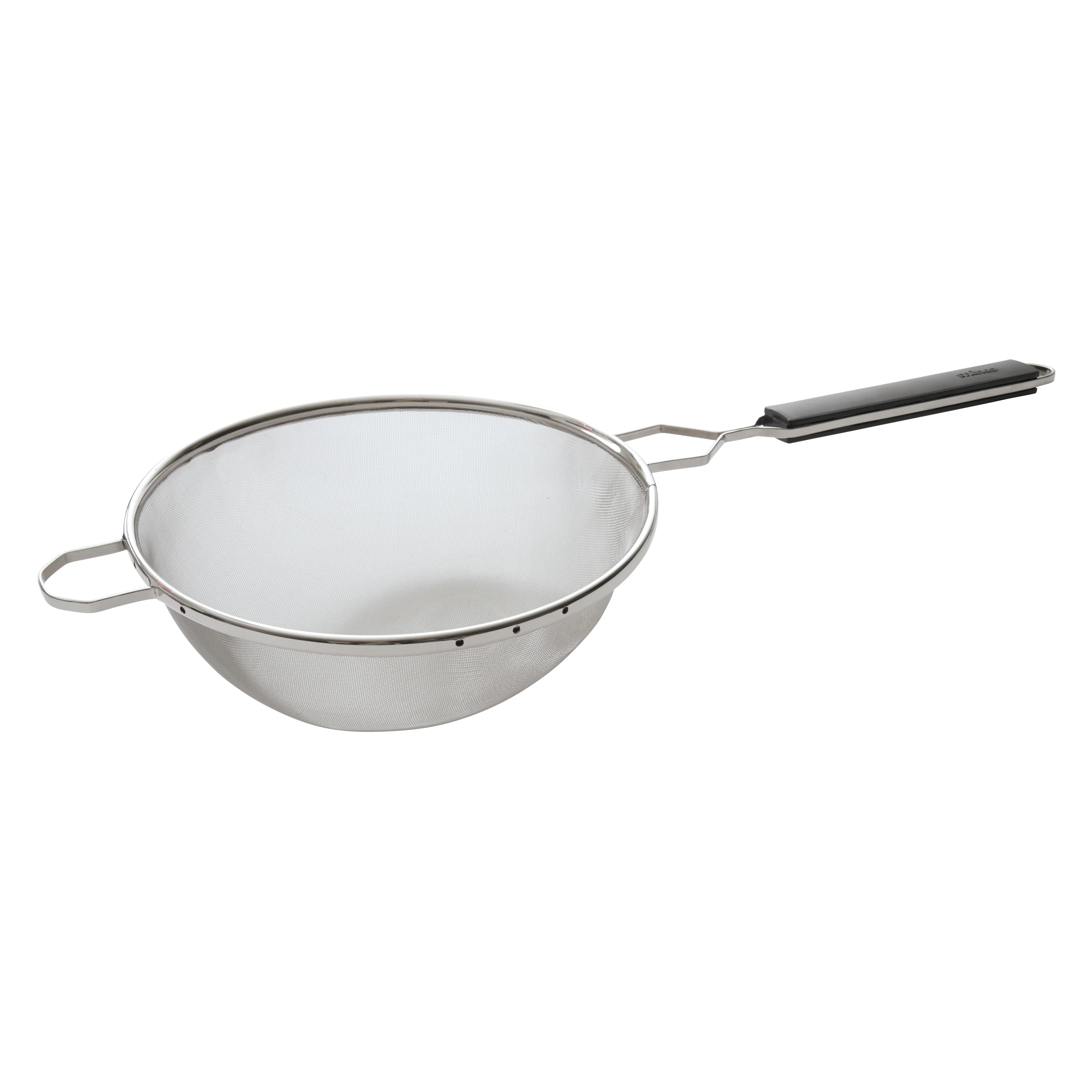 Winco MSTP-10SF 10-1/4" Single Fine Mesh Strainer with Plastic Handle - Image 2