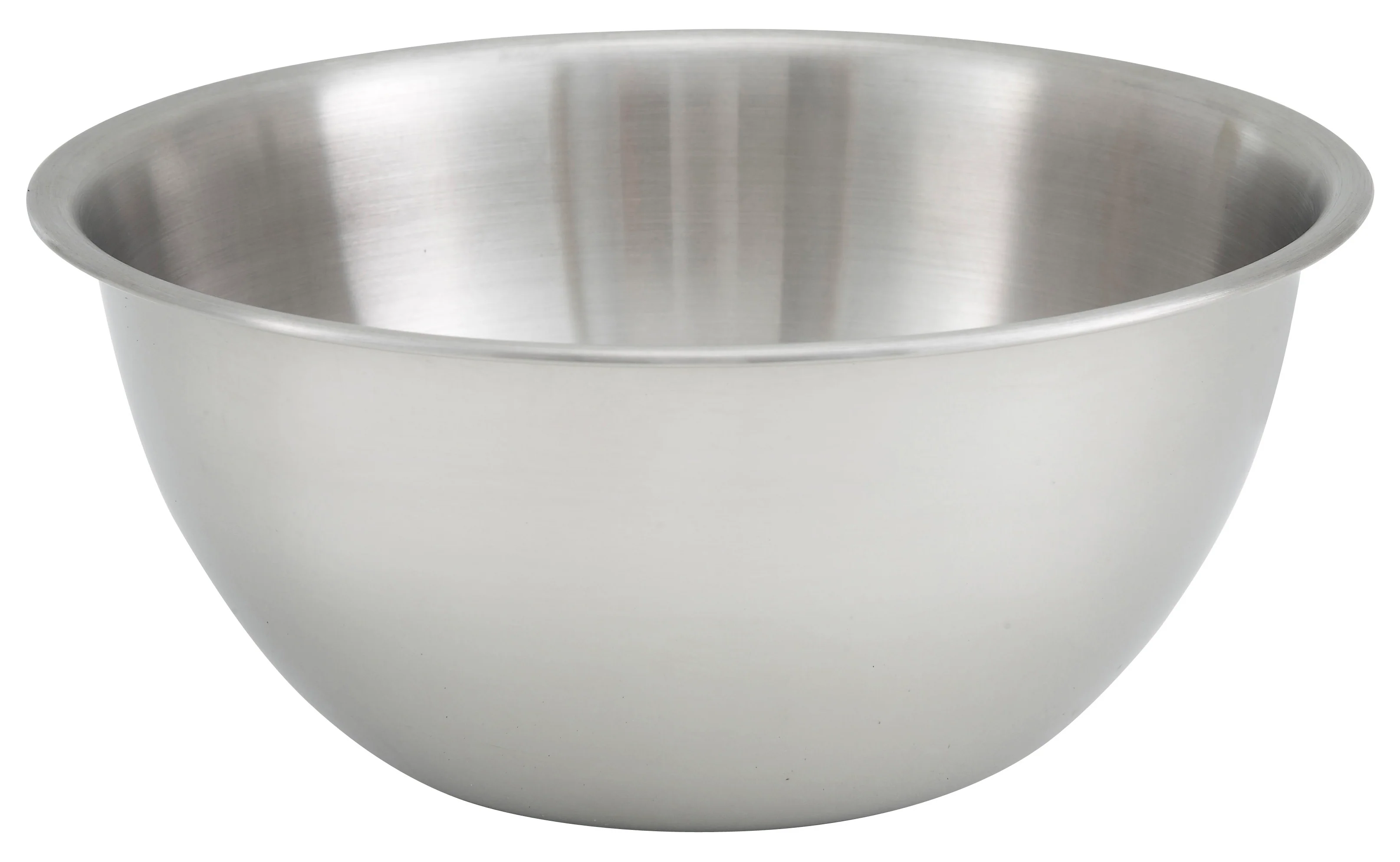Winco MXBH-300 3 Quarts Round Mixing Bowl Heavy Duty Stainless Steel