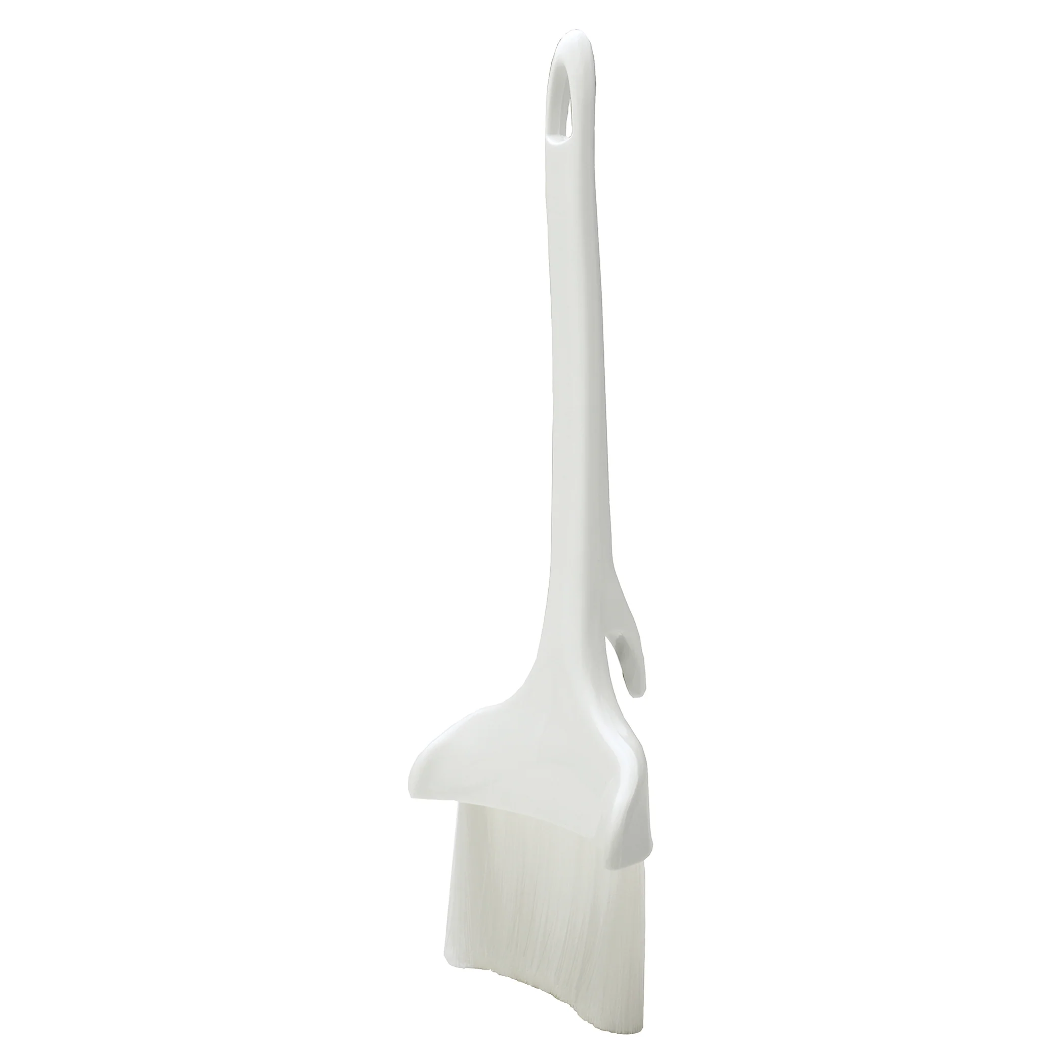Winco NB-30HK 3 Inch Pastry Brush Concave Hook Nylon Bristles Plastic Handle White