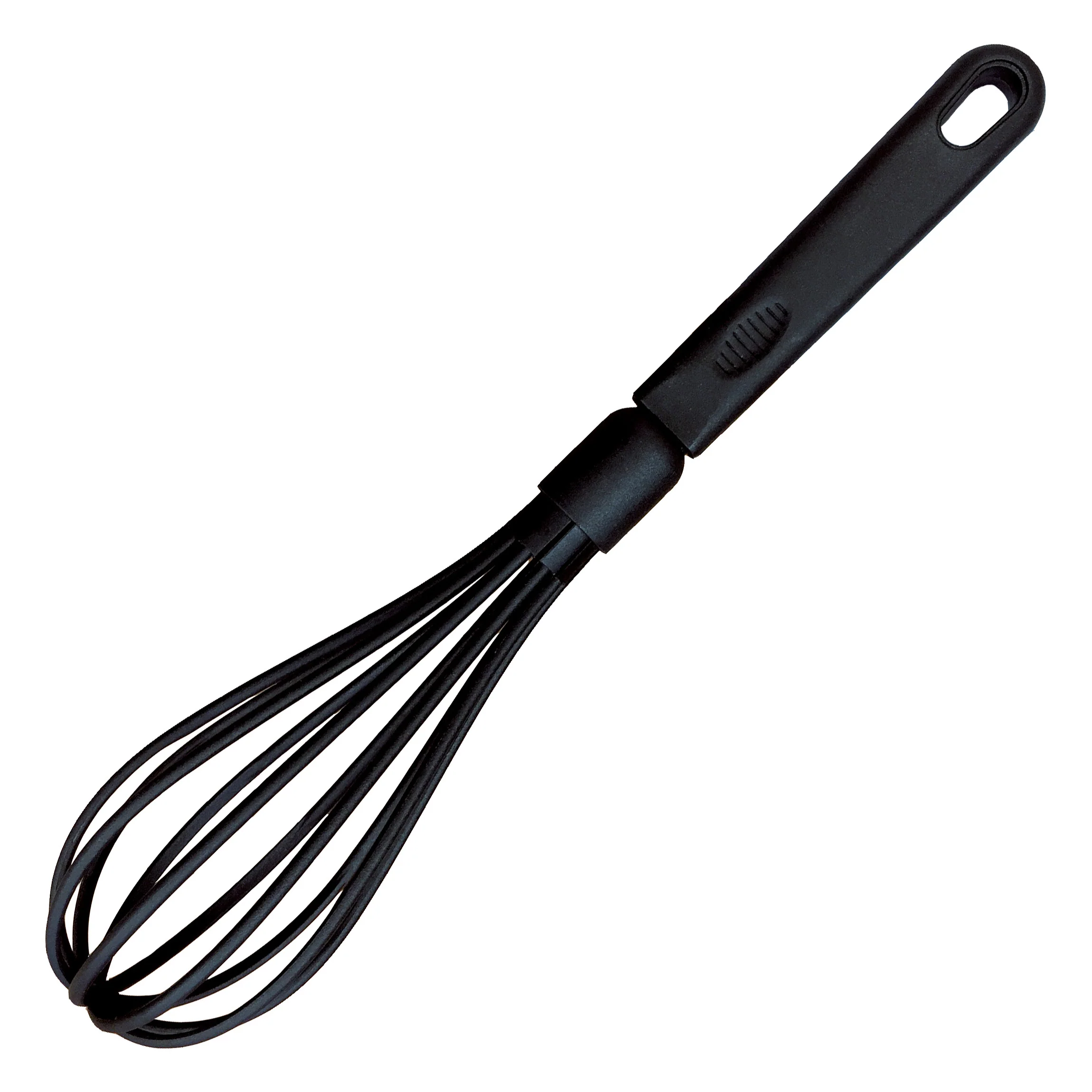 Winco NC-WP 12 Inch Hanging Hole Whisk Nylon BPA Free Black - Image 2