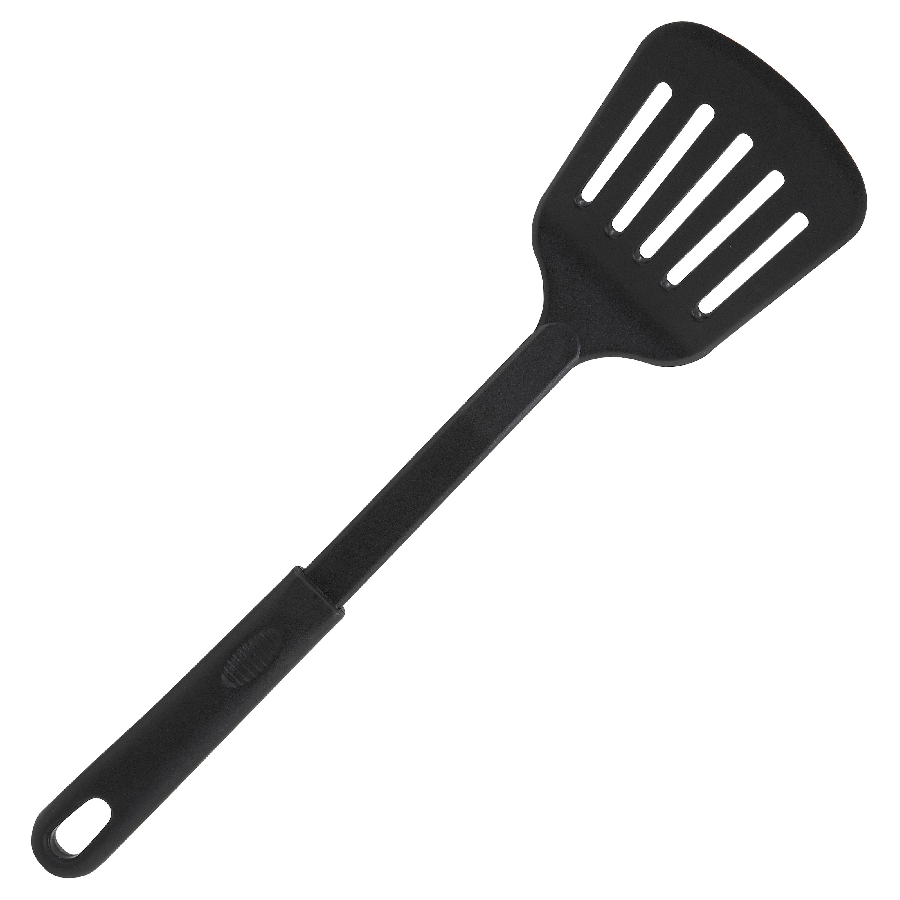 Winco NC-WS 12-4/5 Inch Slotted Turner Nylon Black Heat Resistant - Image 2