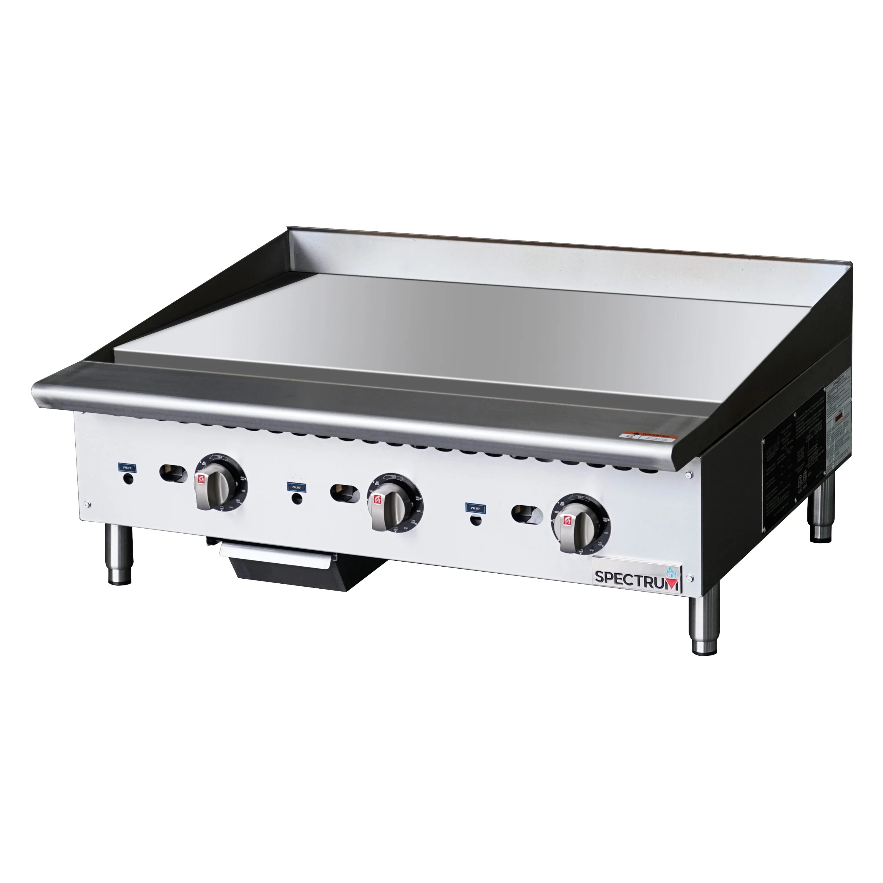 Winco NGGD-36T Spectrum™ Griddle Natural Gas Countertop