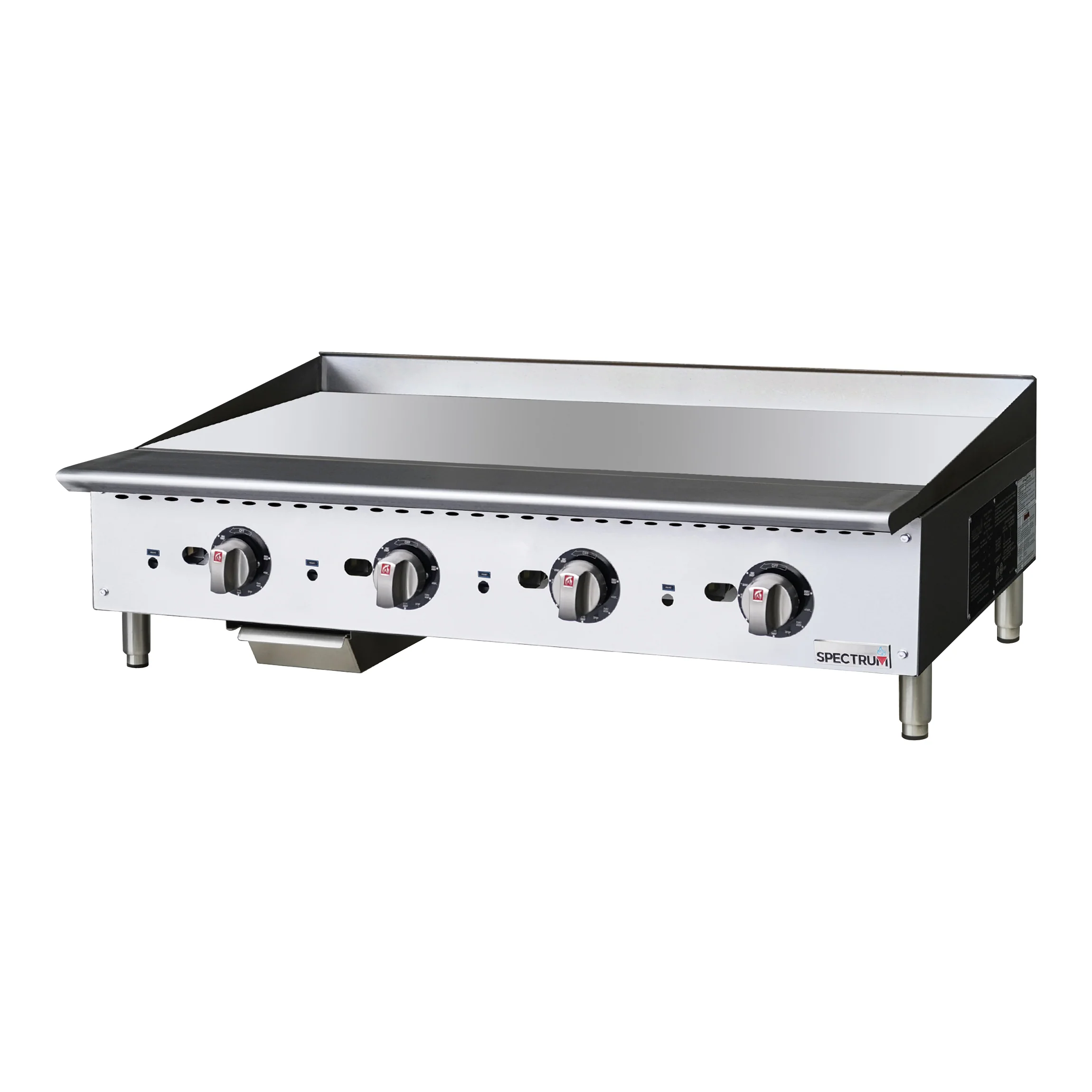 Winco NGGD-48T Spectrum™ Griddle Natural Gas Countertop - Image 2