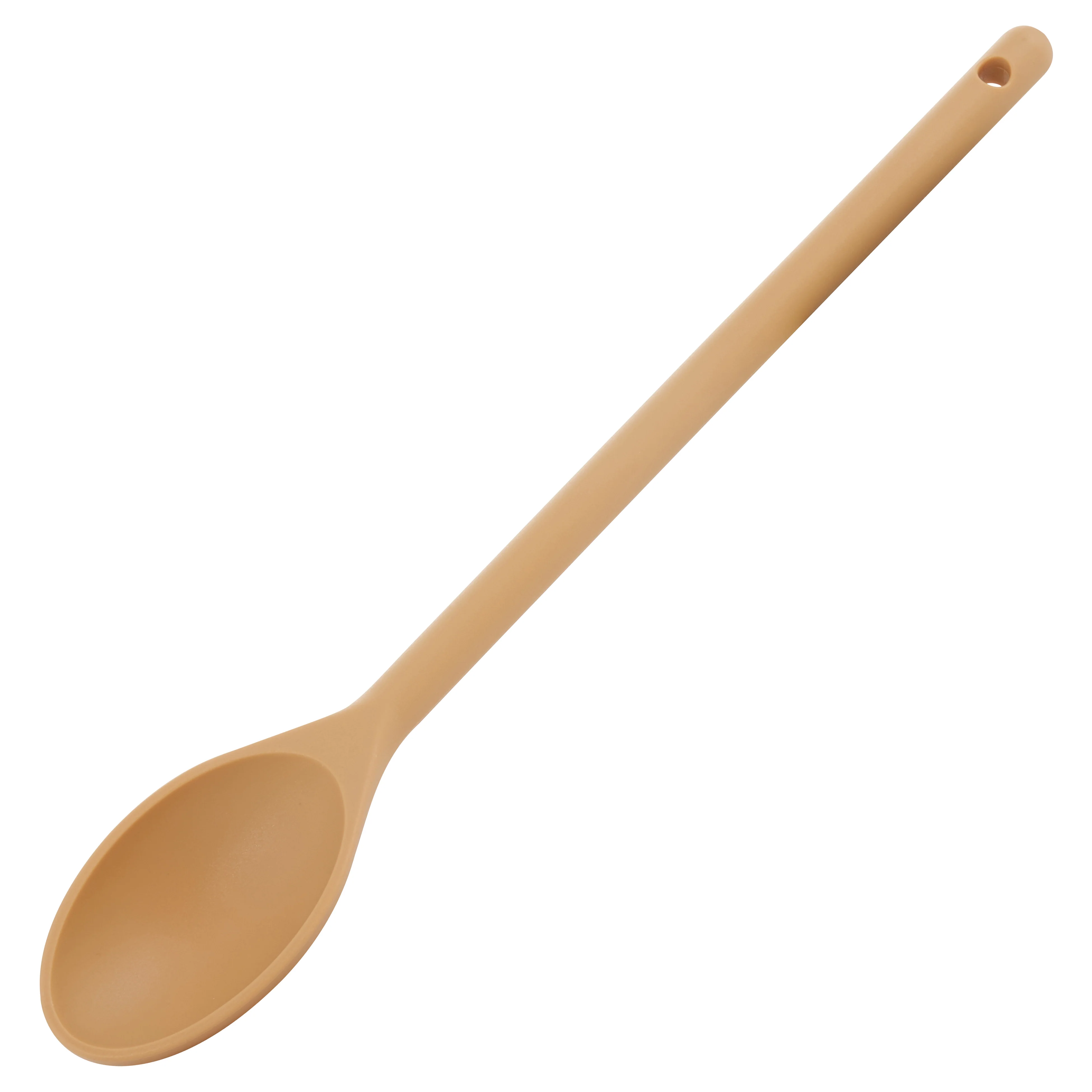 Winco NS-15T 15-Inch Serving Spoon One-piece BPA Free Nylon Tan - Image 2