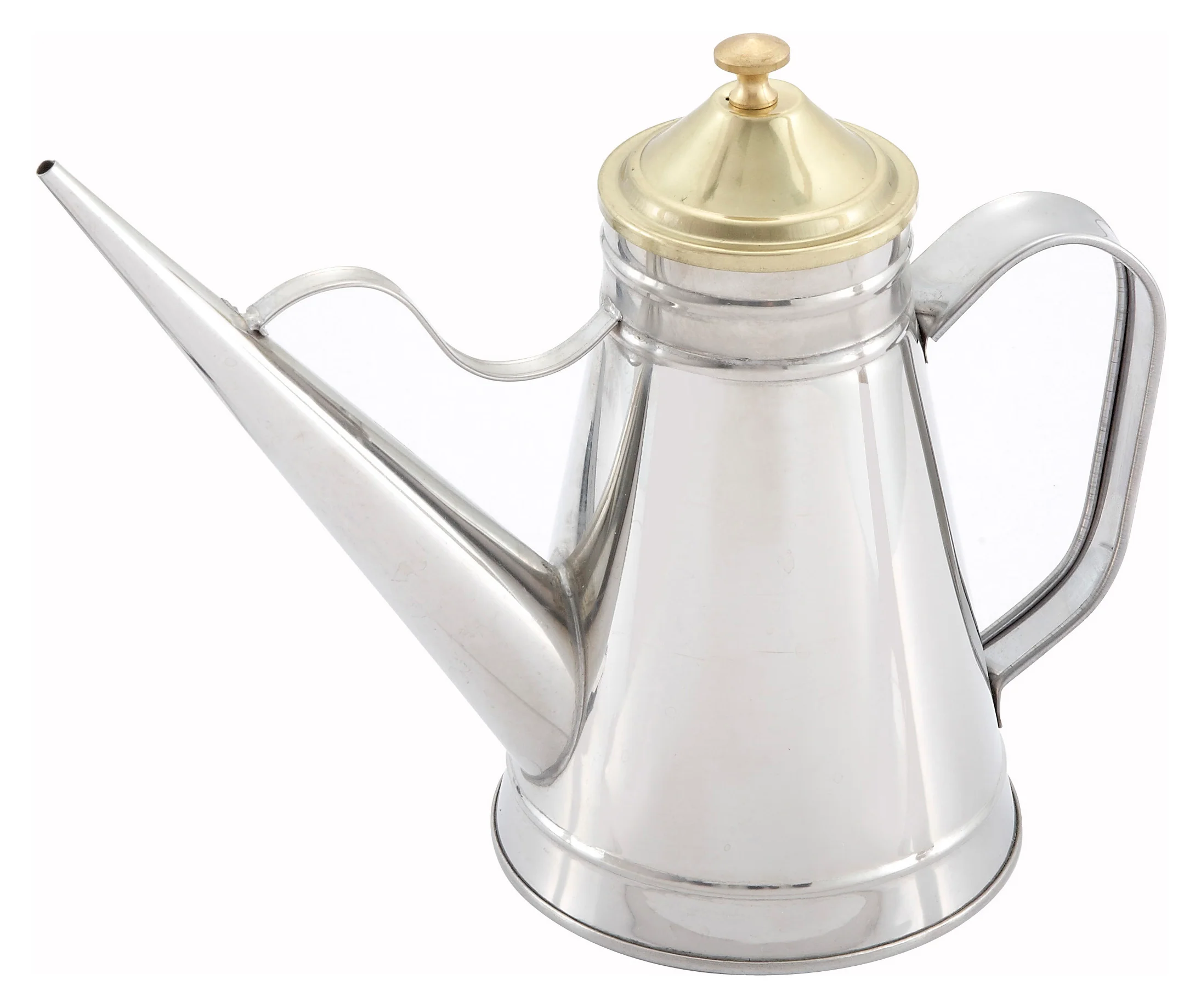 Winco OC-24 24 Oz Oil Can with Brass Cover - Image 2