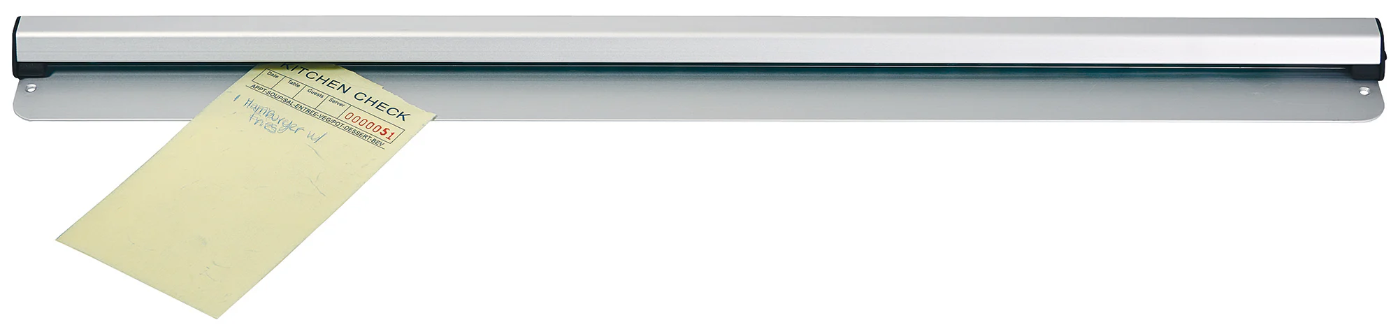 Winco ODR-24N 24 Inch Aluminum Check Minder Wall or Counter Mount - Image 2