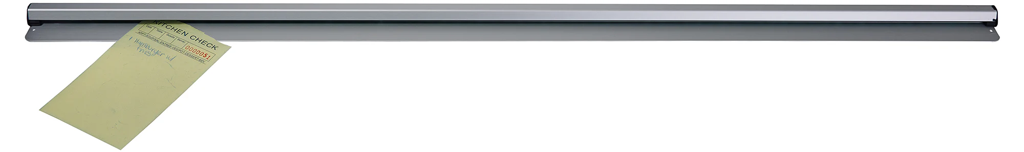 Winco ODR-48N 48 Inch Aluminum Check Minder Ticket Holder Wall or Counter Mount - Image 2