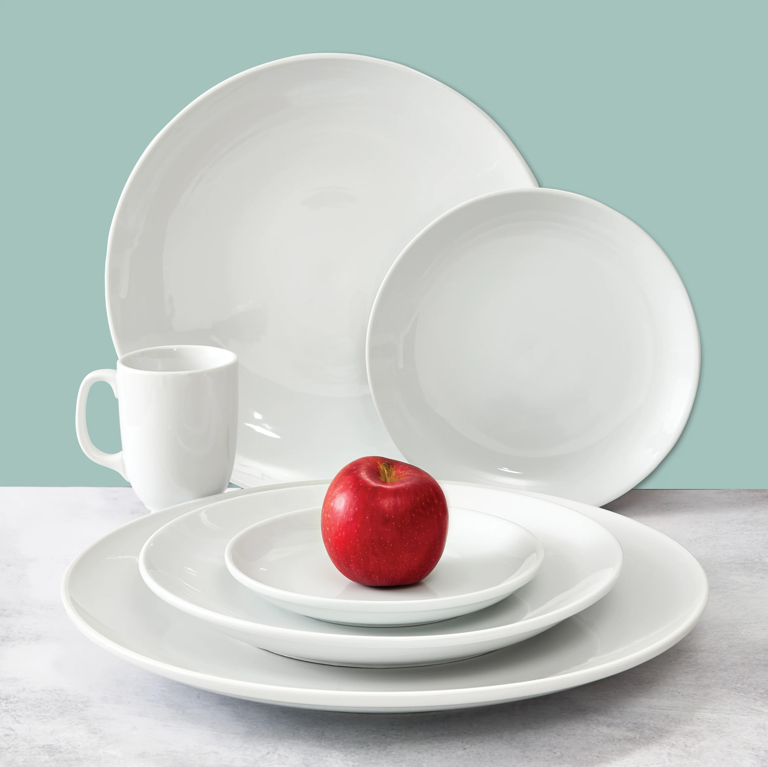 Winco OKP-7 Brechia Plate 7" Dia. X 3/4"H - Image 3