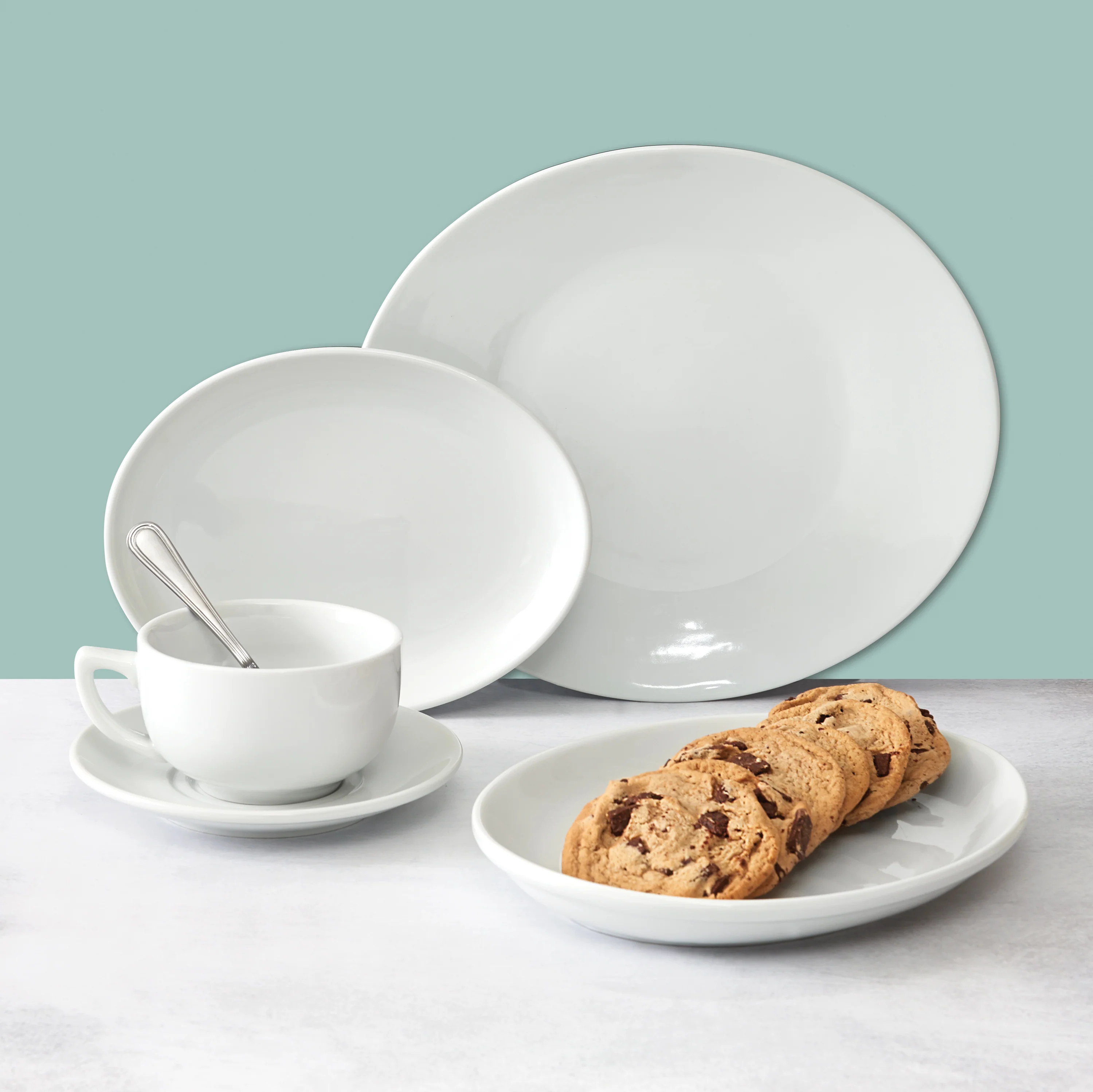 Winco OKP-95PL Brechia Platter 9-1/2"L X 7-1/4"W X 1-1/4"H - Image 3