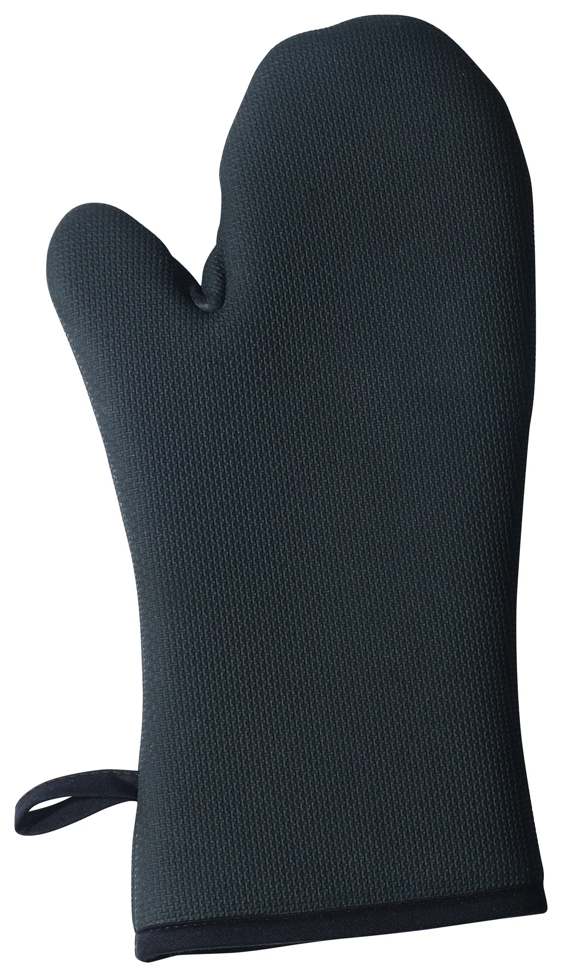 Winco OMNP-15 15 Inch Oven Mitt Non-slip Neoprene Black Flame Resistant - Image 3