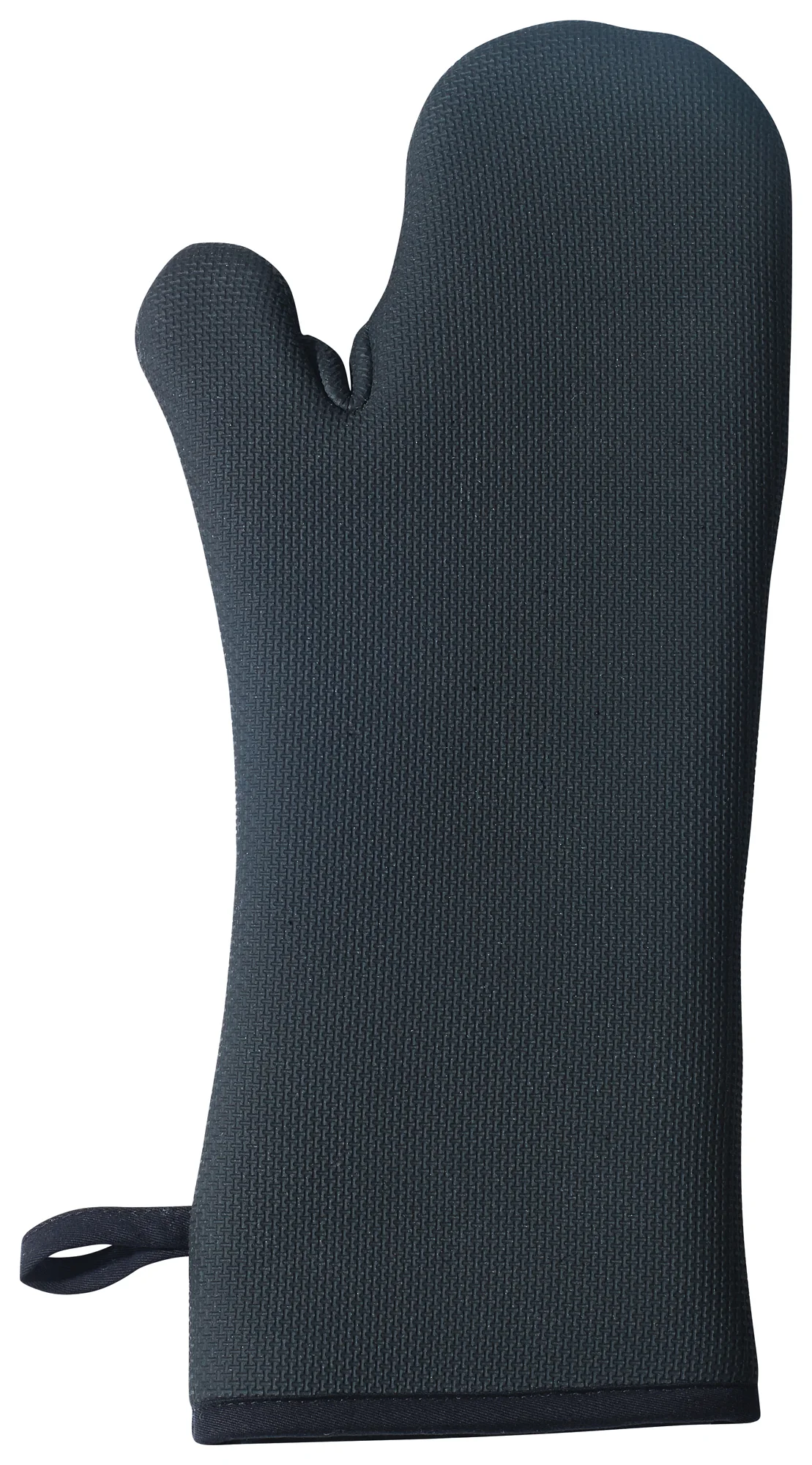 Winco OMNP-17 17 Inch Non-slip Oven Mitt Flame Resistant Neoprene Black - Image 2
