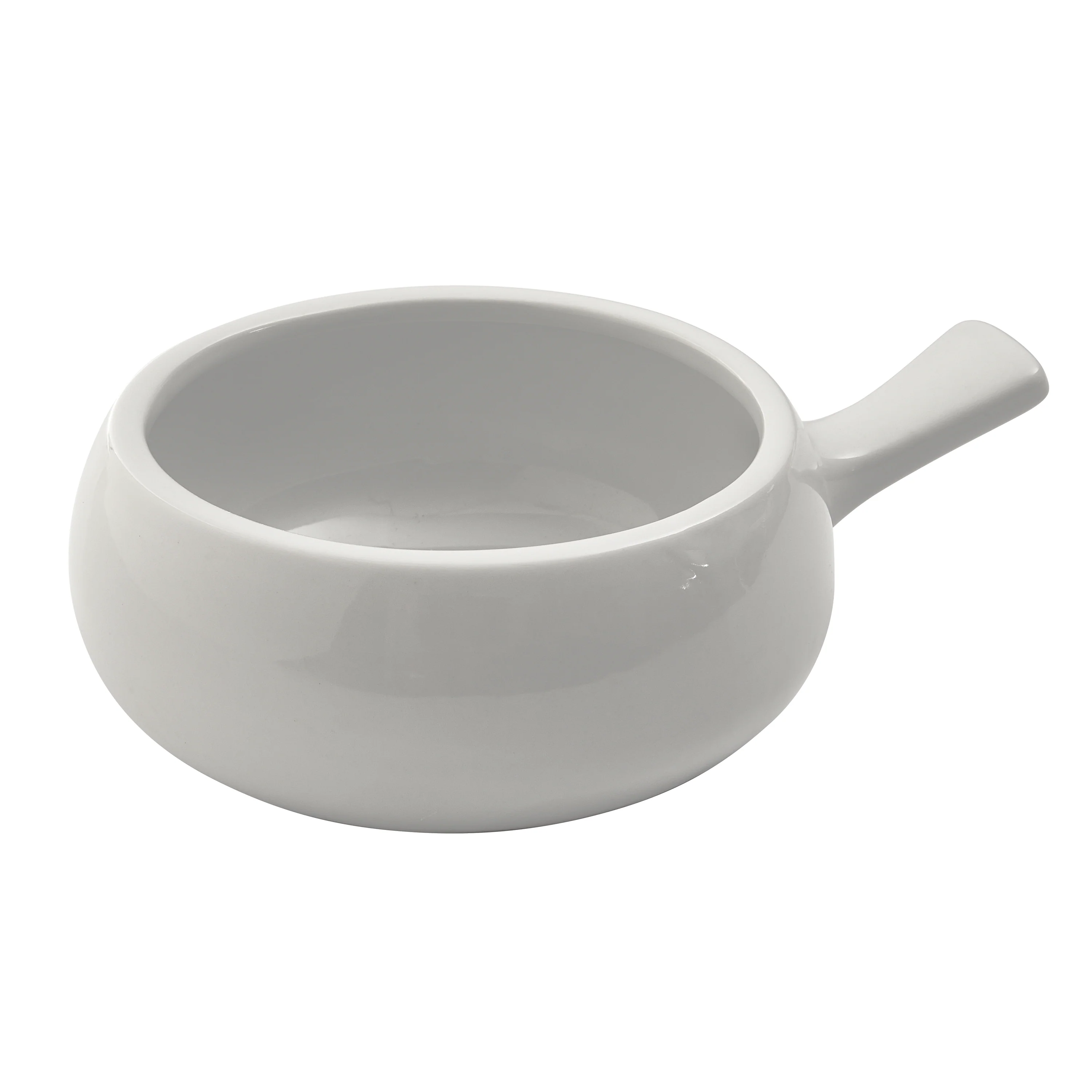 Winco OSC-16 Onion Soup Crock 16 Oz. 7-1/8"L X 5-3/8"W X 2-1/4"H