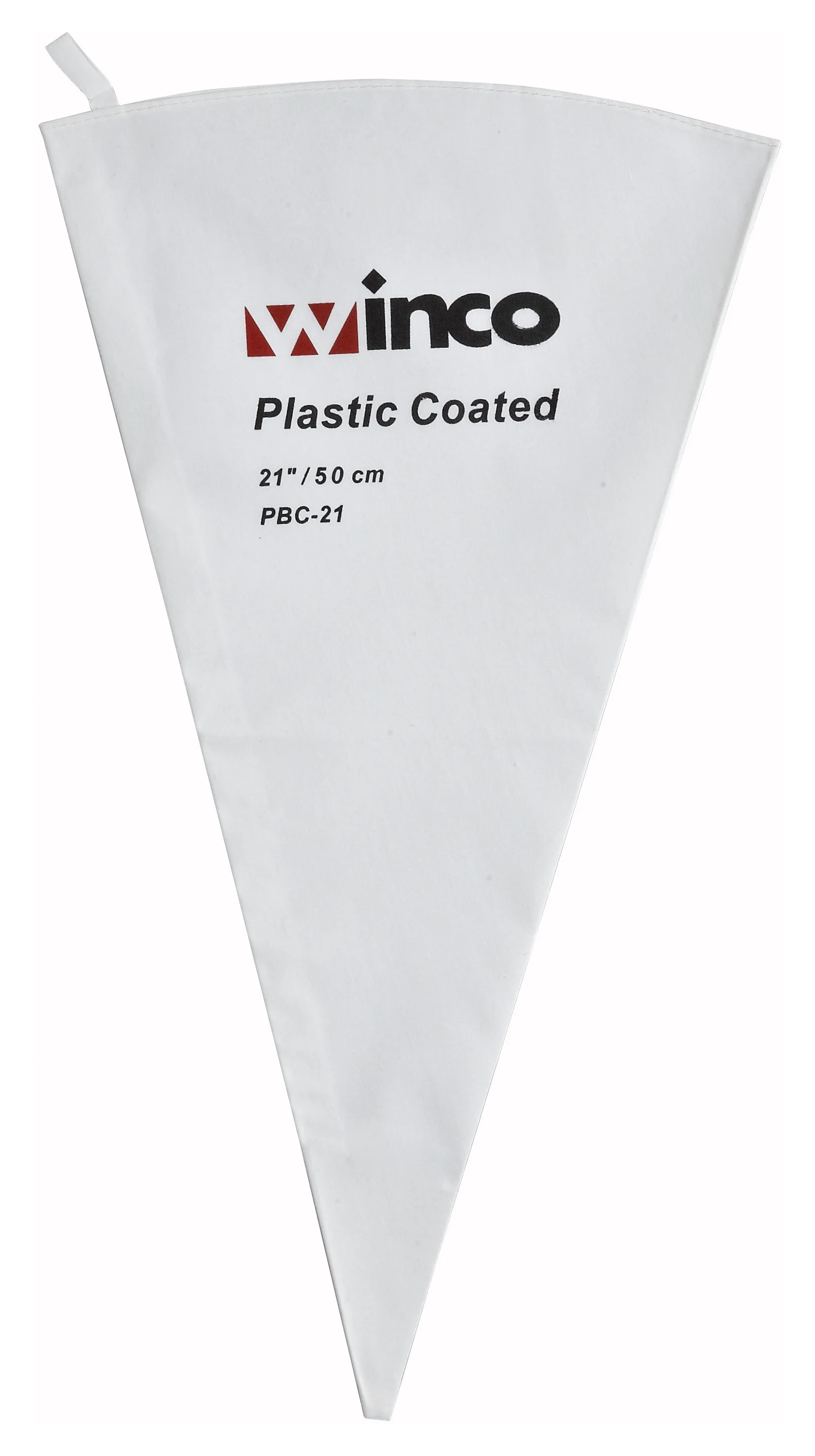 Winco PBC-21 21 Inch Pastry Bag Cotton Outside with Polyurethane Coating - Image 2