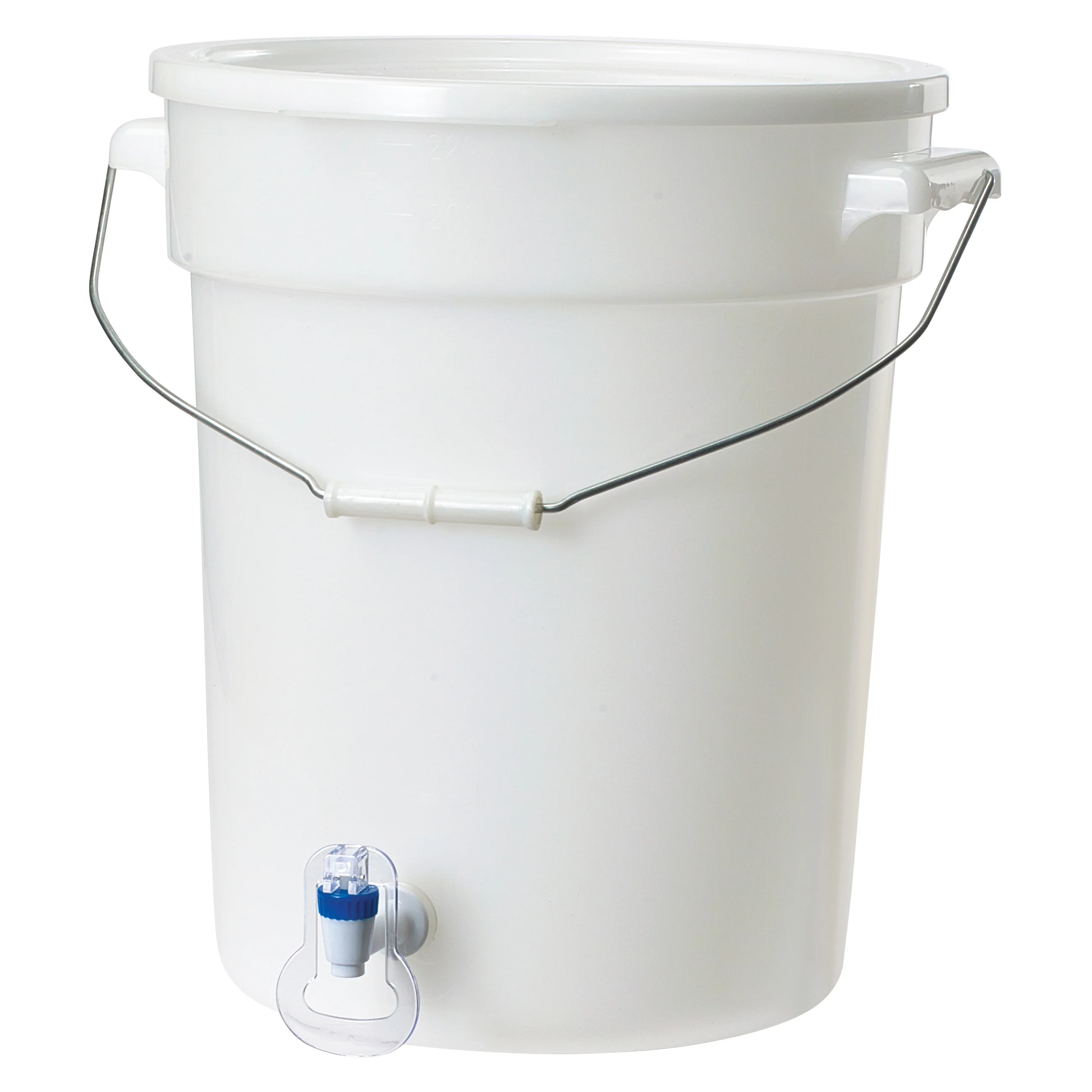 Winco PBDW-22 6 Gallon Beverage Dispenser Drip-proof Spigot White Polypropylene - Image 5