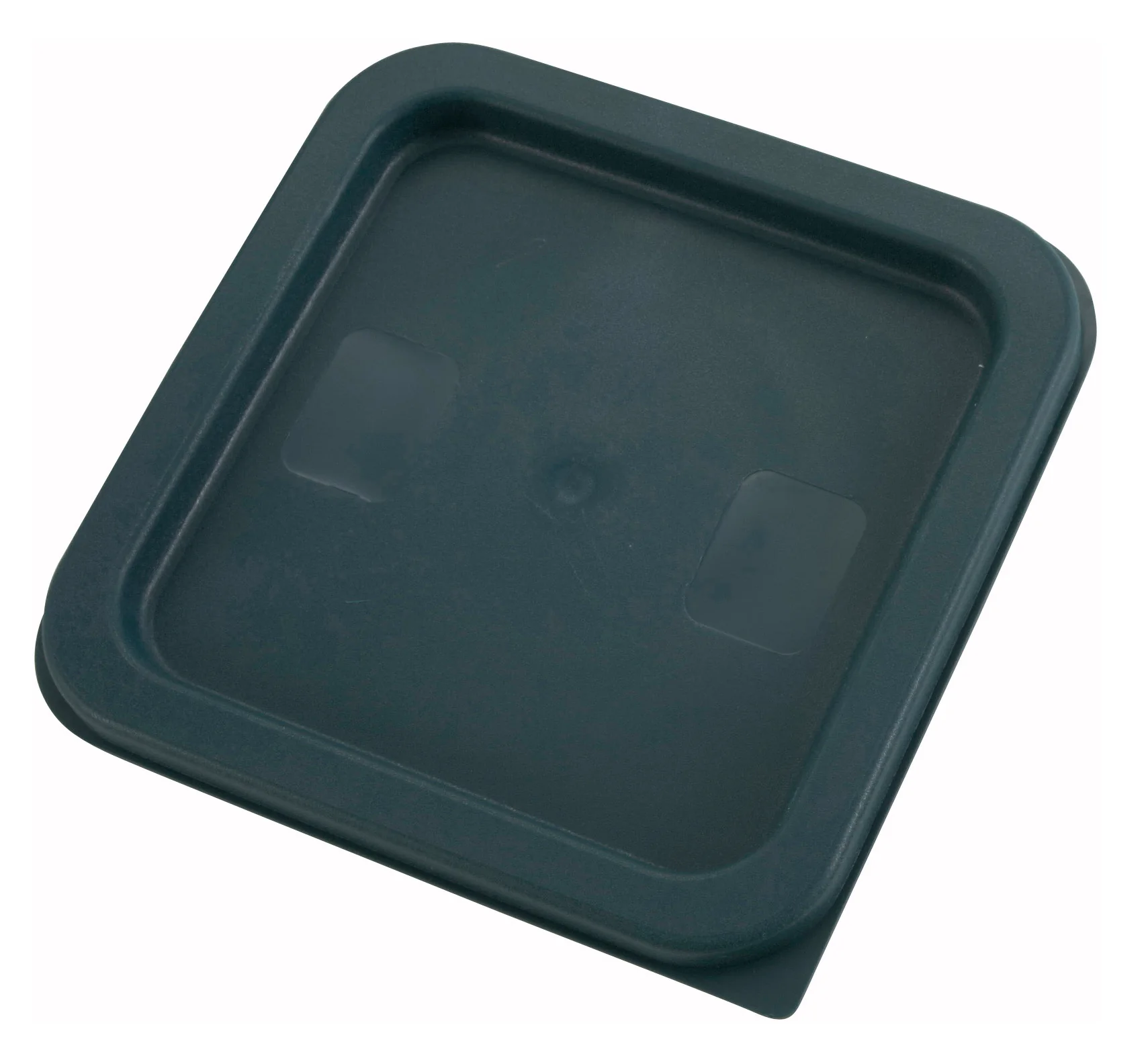 Winco PECC-24 7-3/8 Inch Green Polyethylene Food Storage Container Cover - Image 2