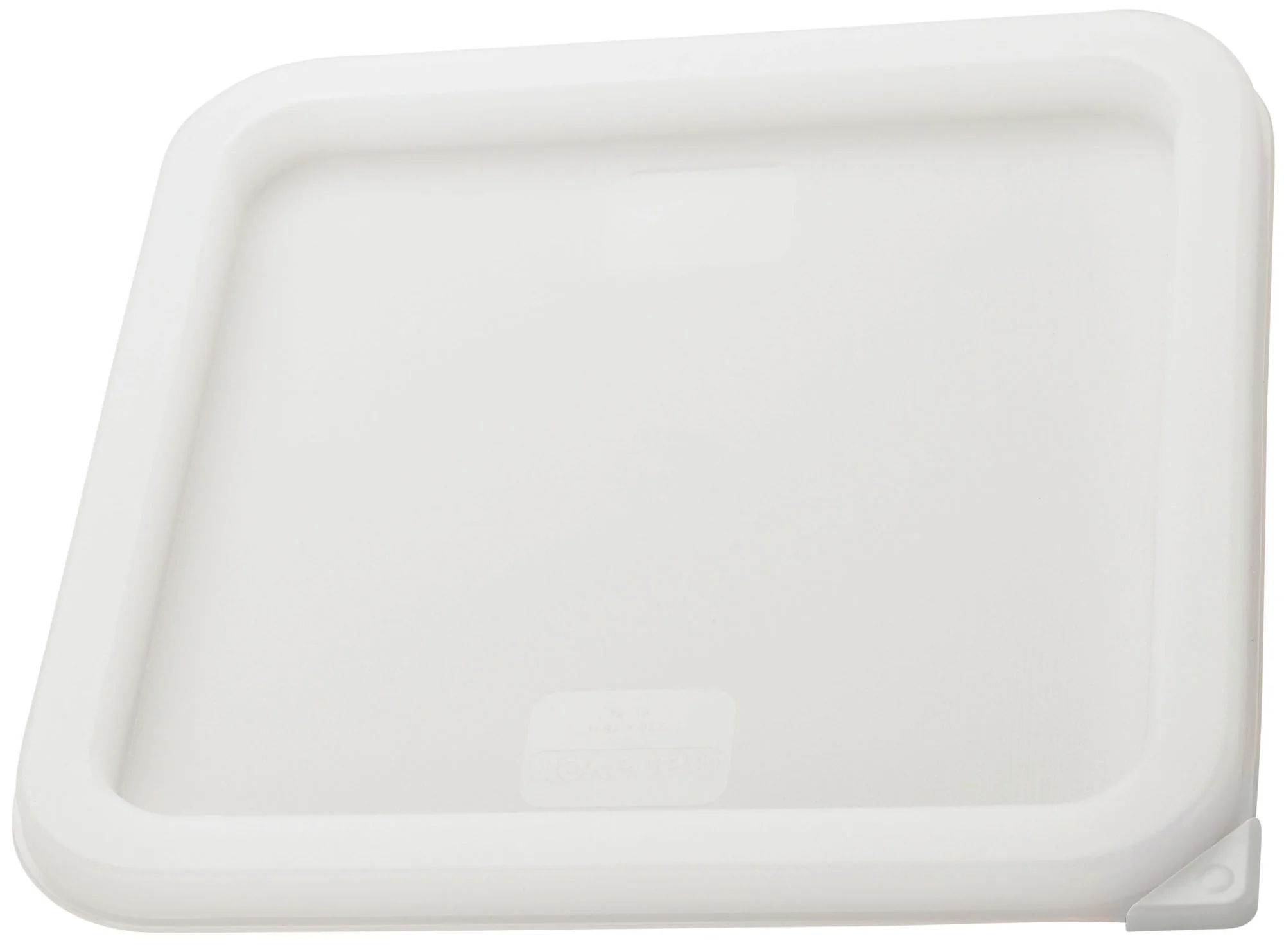 Winco PECC-M 9-1/8 Inch Food Storage Container Cover White Polyethylene