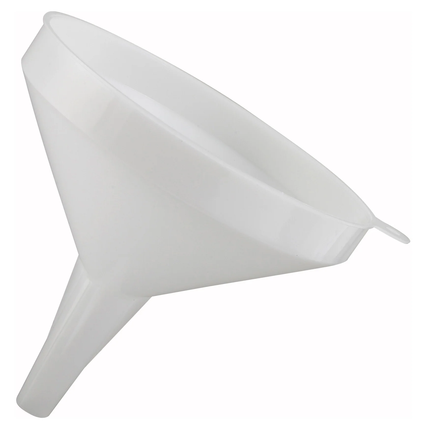 Winco 32 oz Round Plastic Funnel - NSF Certified White