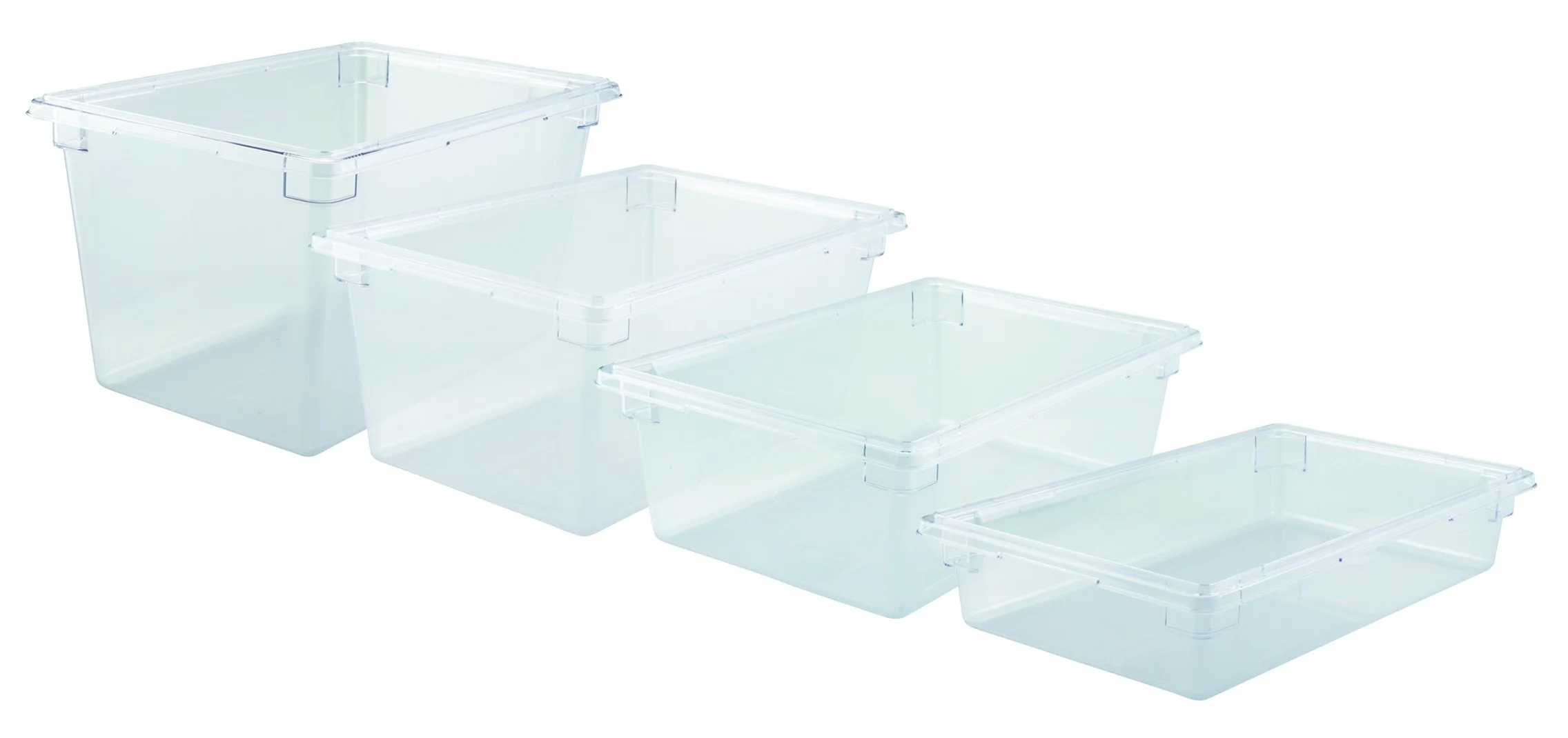 Winco PFSF-15 22 Gallon Food Storage Box Clear Polycarbonate NSF Approved - Image 4