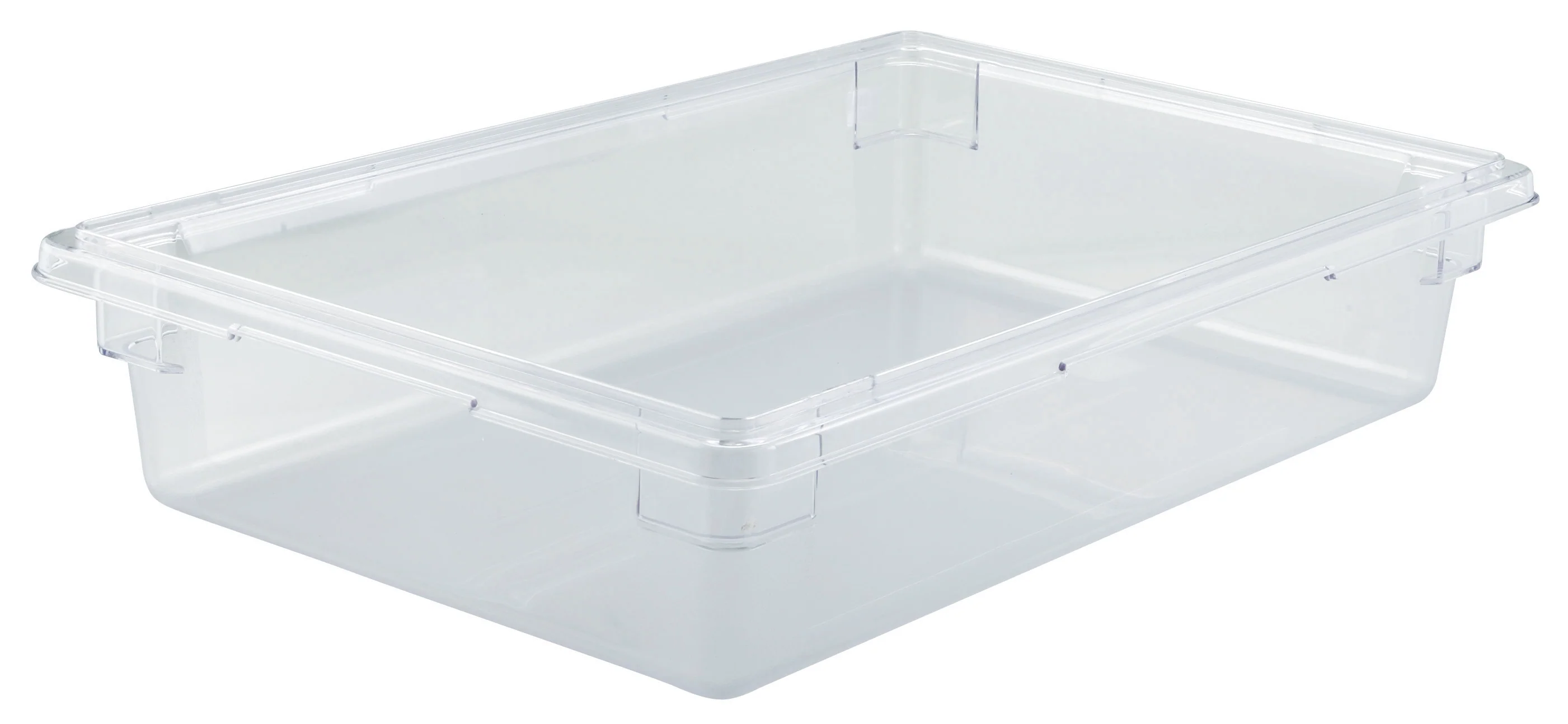 Winco PFSF-6 9 Gallon Clear Food Storage Box Polycarbonate Dishwasher Safe