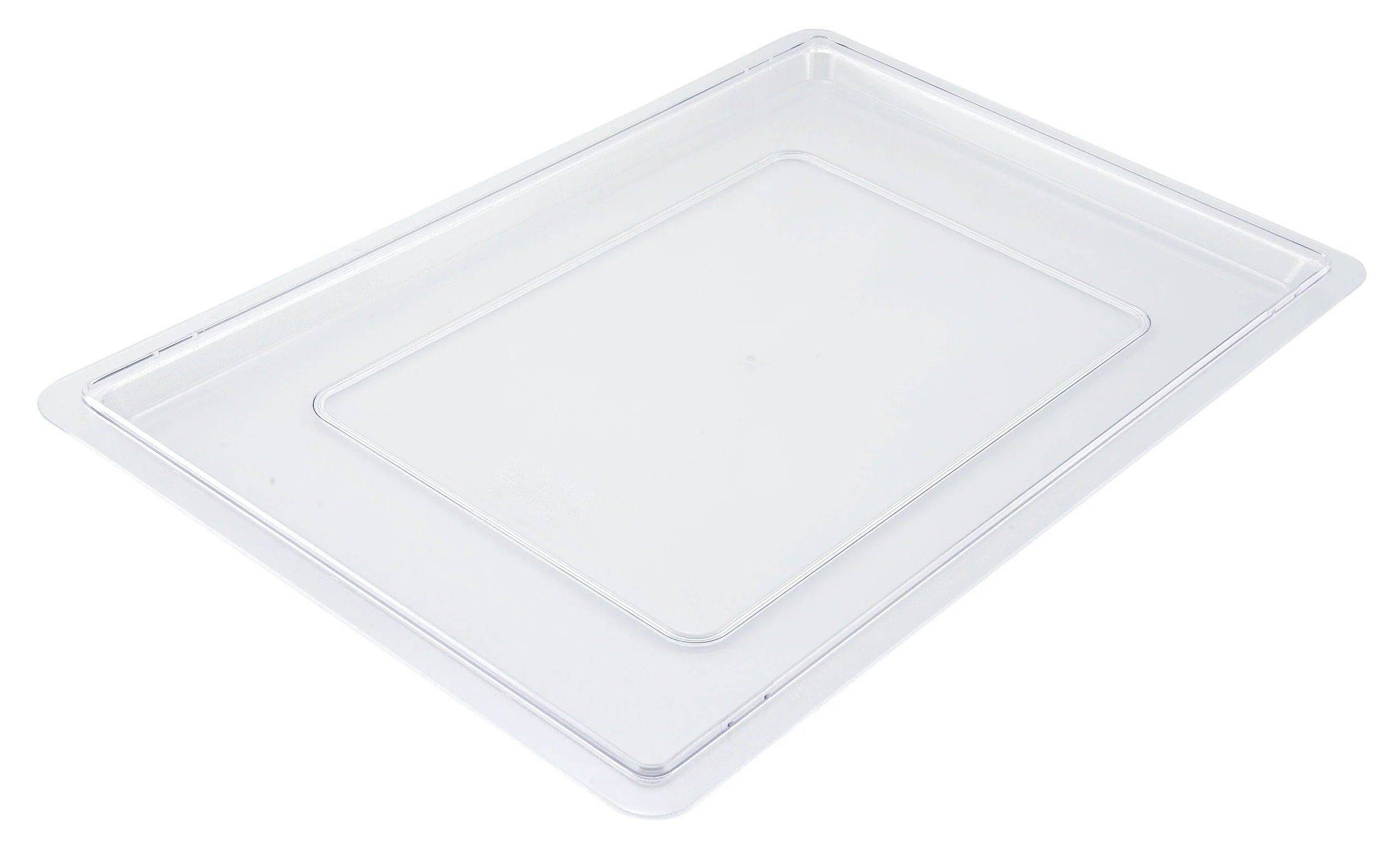 Winco PFSF-C 26 Inch Clear Polycarbonate Cover For Food Storage Containers - Image 2