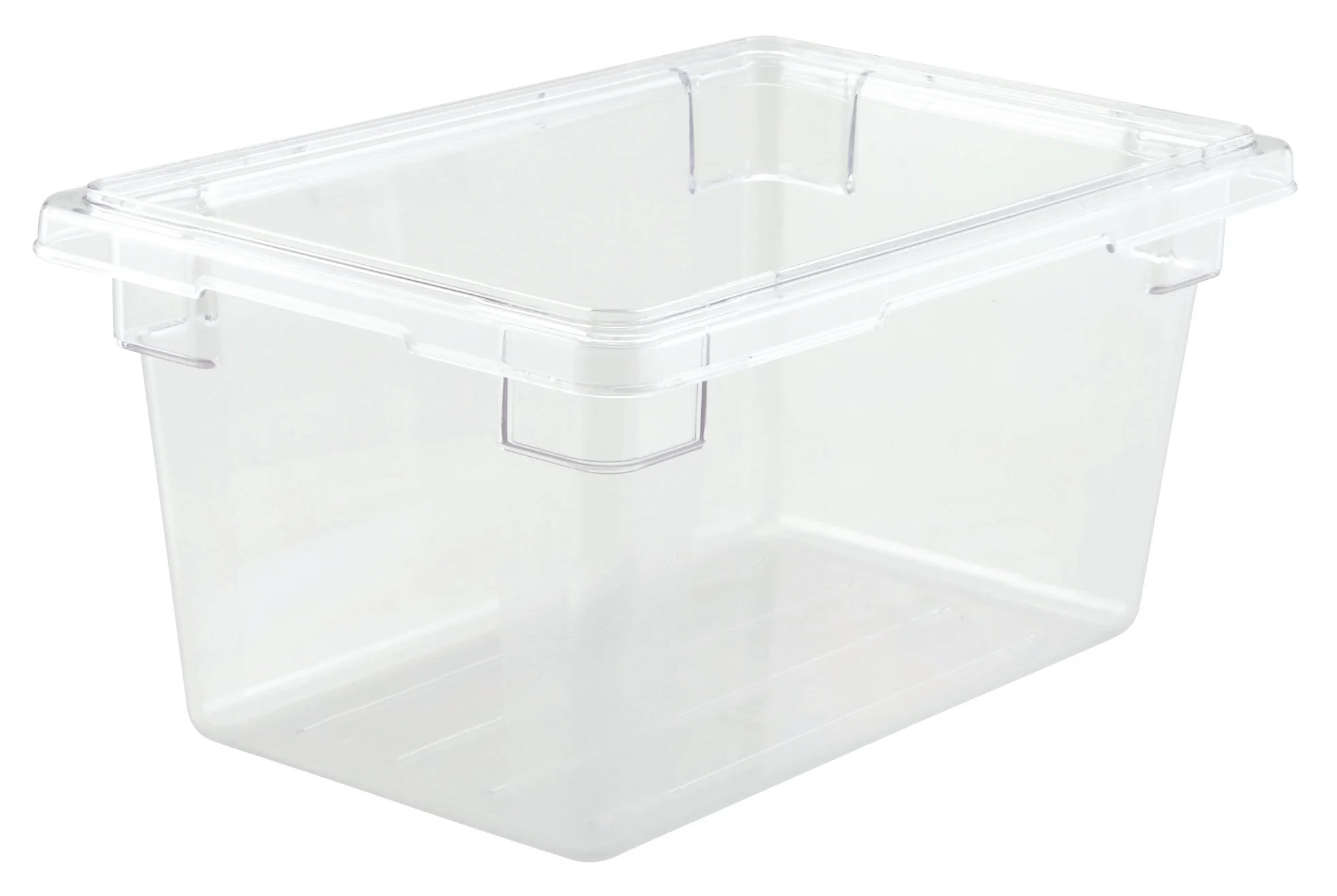 Winco PFSH-9 12 Inch Clear Food Storage Box Break-Resistant Polycarbonate - Image 3