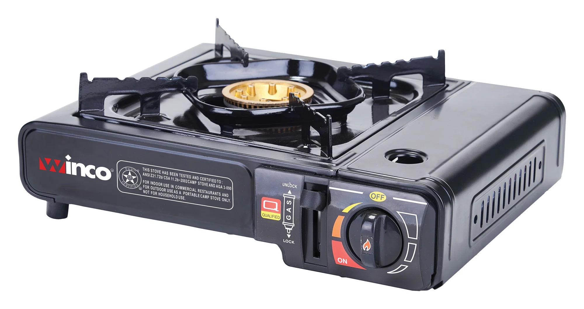 Winco PGS-1K Portable Butane Stove - 9500 BTU - Image 3