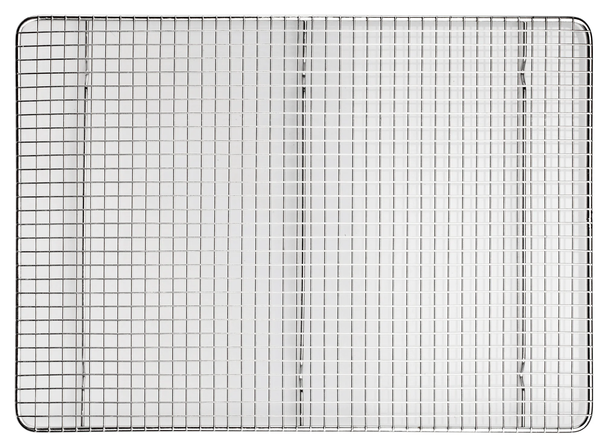Winco PGWS-1216 12 Inch Wire Pan Grate Rectangular Footed Stainless Steel - Image 3
