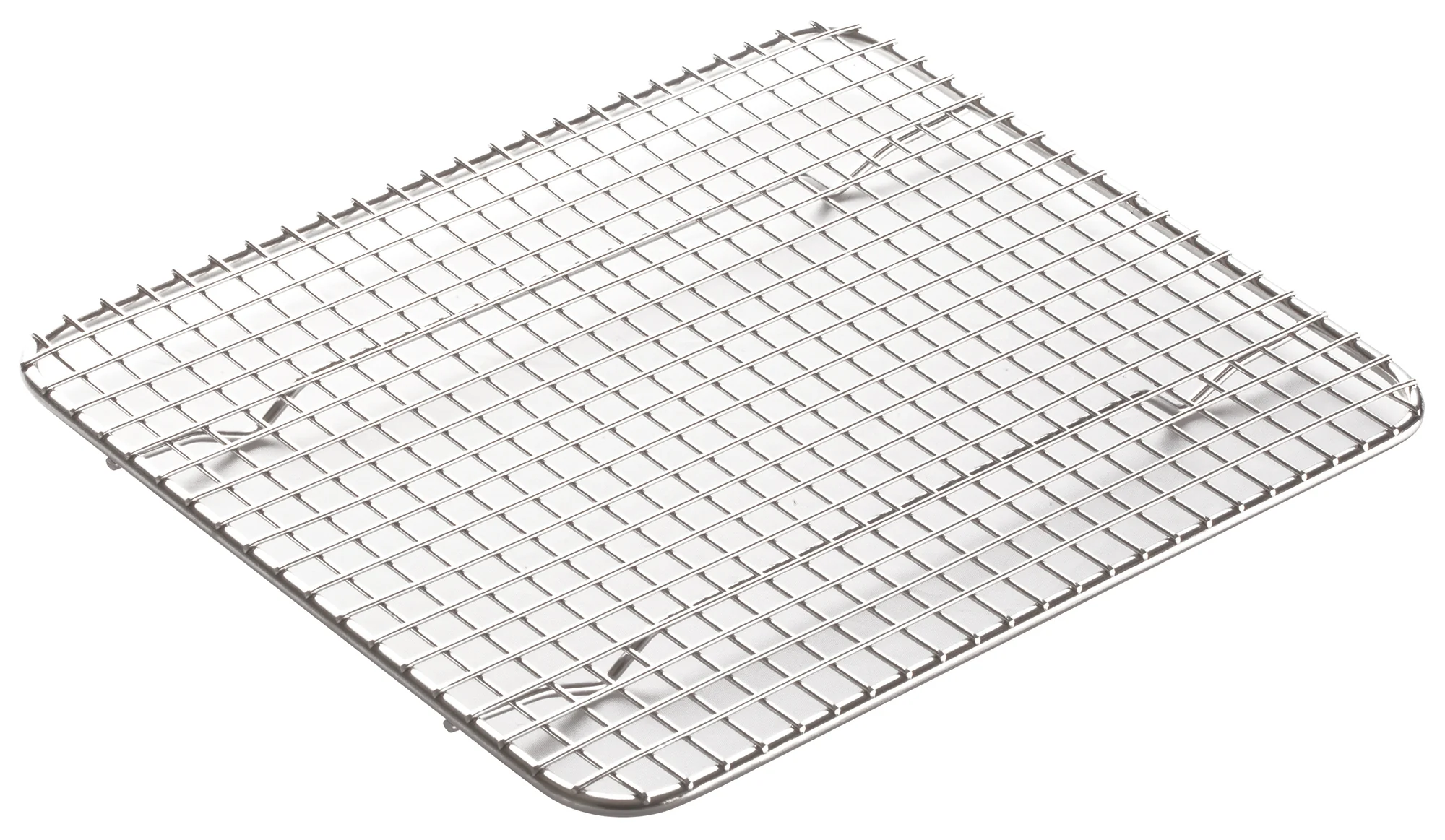 Winco PGWS-810 10 Inch Wire Pan Grate Rust-resistant with Raised Feet Stainless Steel - Image 4