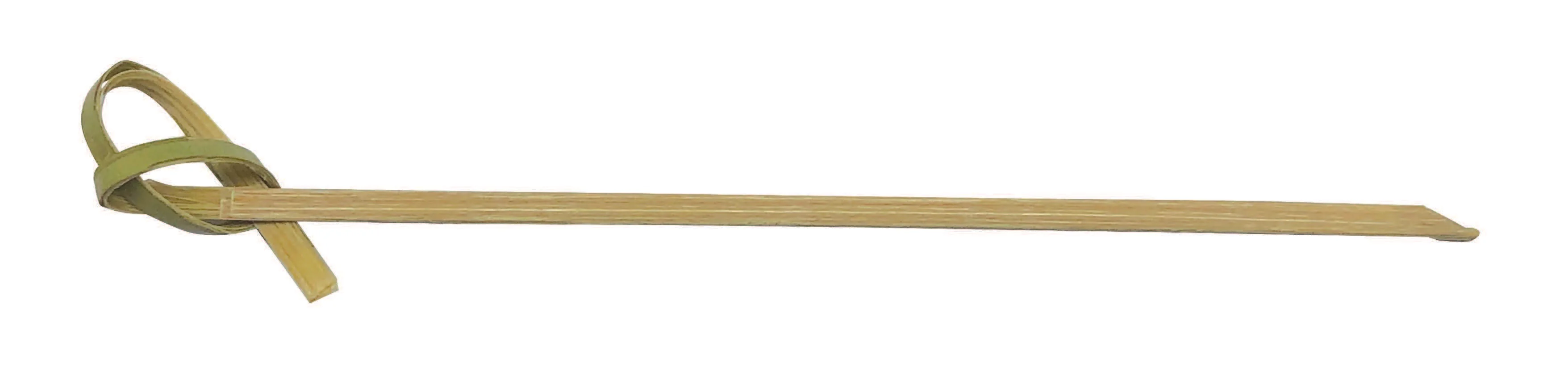 Winco PK-KT4 4 Inch Bamboo Picks Knotted Top 100 Packs - Image 5