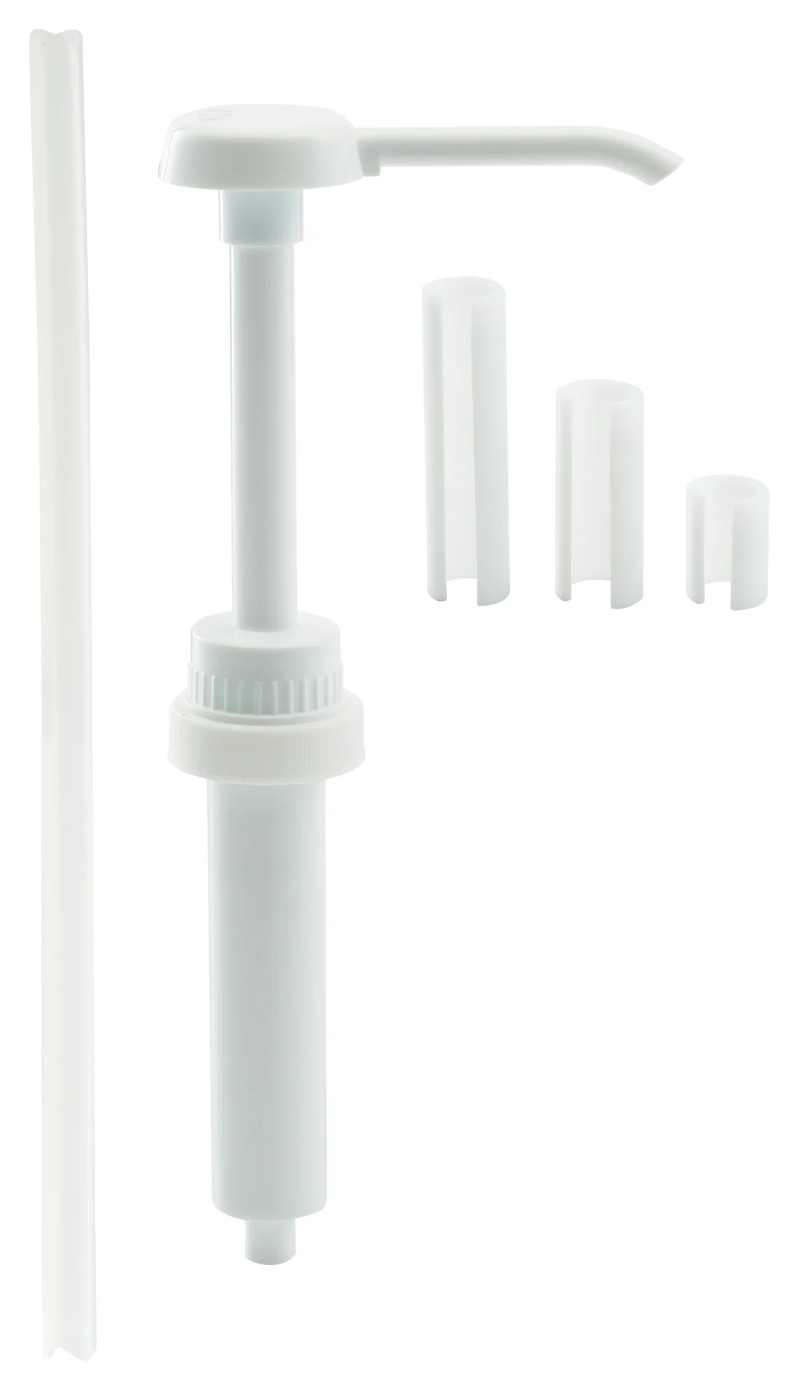 Winco PKT-1 1-1/2 Inch Diameter Pump Dispenser with 3 Capacity Restrictors - Image 5