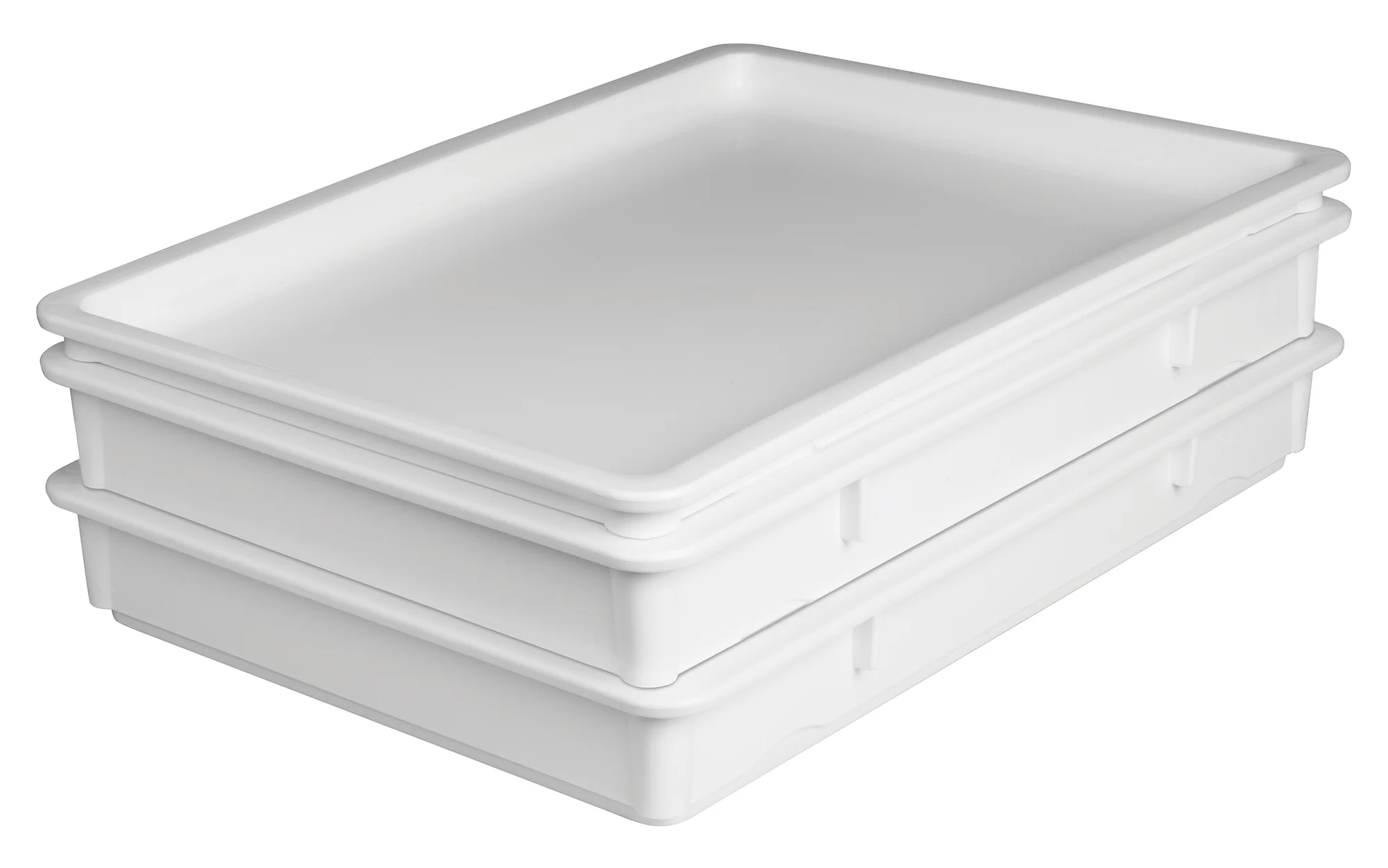 Winco PL-36NC 25 Inch Cover for PL-3N and PL-6N Rectangular BPA Free Polypropylene White - Image 4