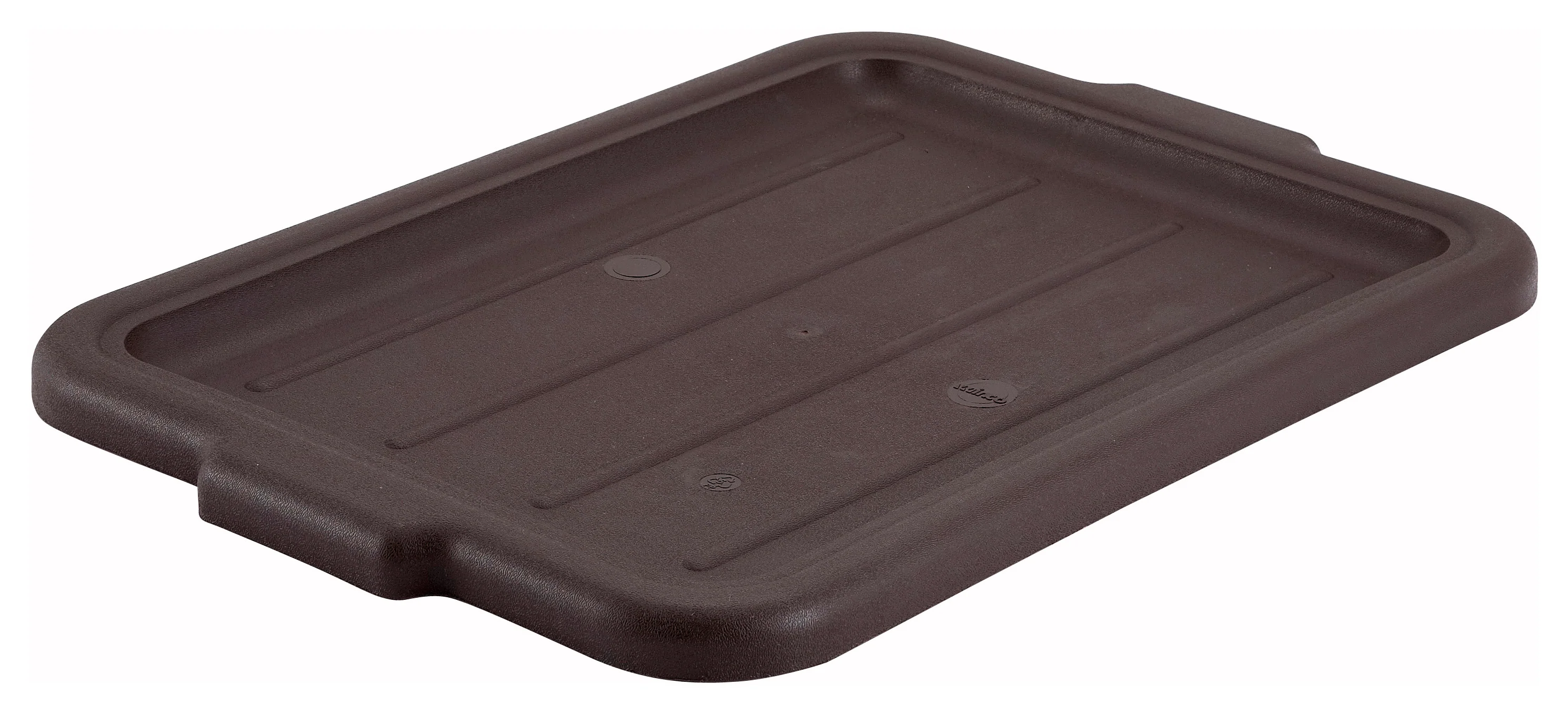 Winco PL-57B 20 Inch Dish Box Cover Brown Polypropylene - Image 2