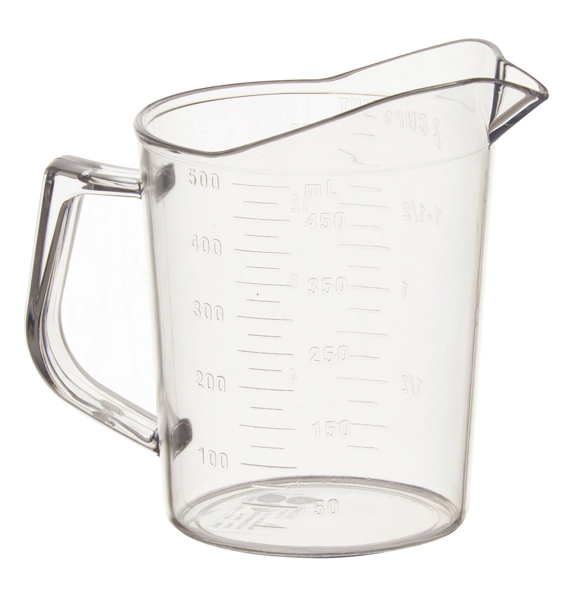 Winco PMU-50 1 Pint Graduated Measuring Cup NSF Polycarbonate Clear - Image 2