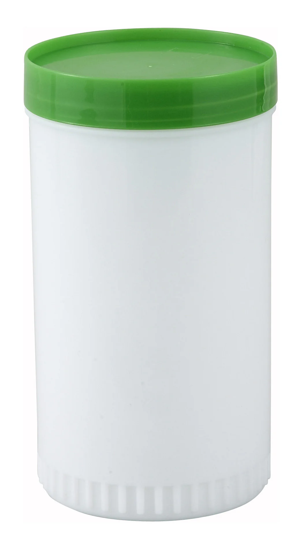 Winco PPB-1G 1 Quart Liquor and Juice Multi Pour with Green Spout and Lid - Image 2