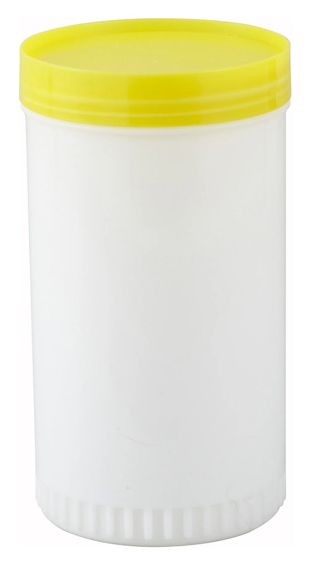 Winco PPB-2Y 2 Qt Liquor and Juice Multi Pour with Yellow Spout and Lid - Image 3