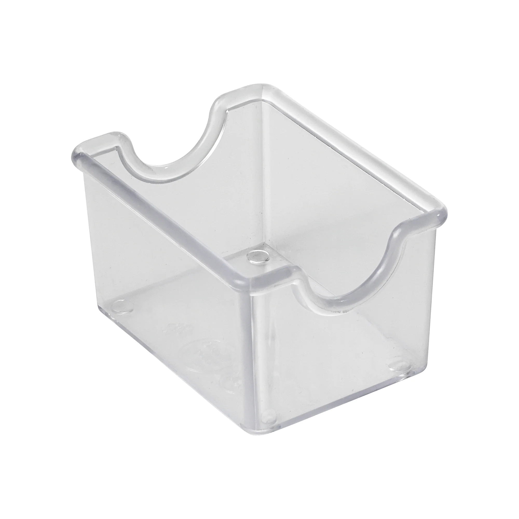 Winco PPH-1C 3-1/2 Inch Sugar Packet Holder Clear Plastic NSF - Image 3