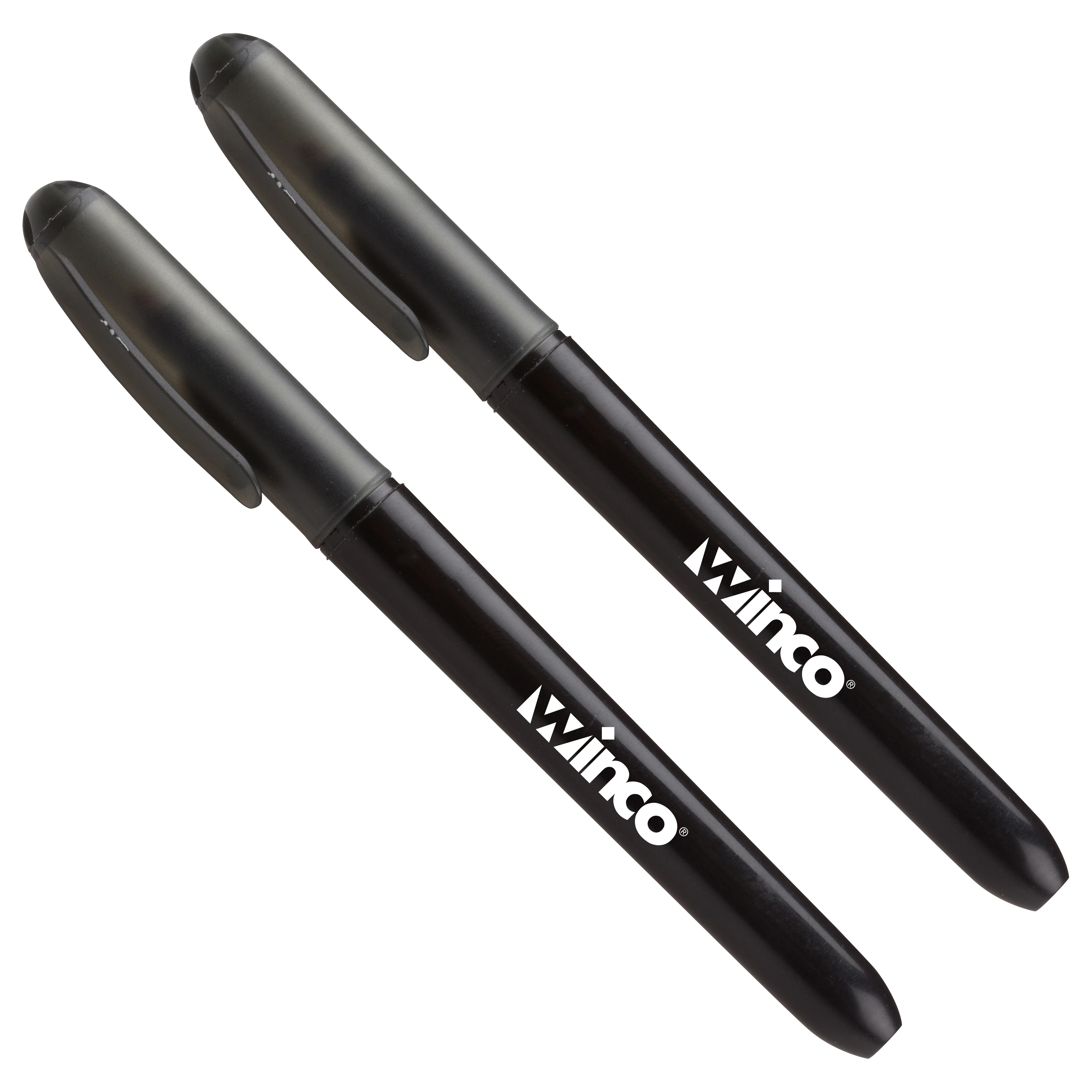 Winco PPM-2 Counterfeit Detection Pen Black with Chemical Reactive Ink 2 Packs - Image 4