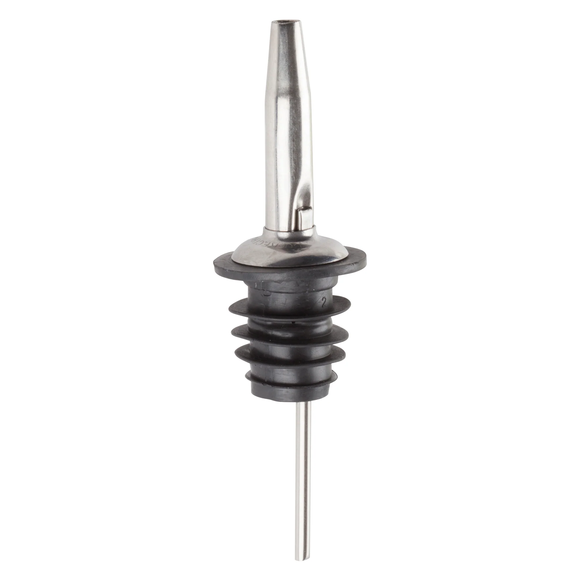 Winco PPM-4 Liquor Pourer Medium Flow Stainless Steel Breather Tube - Image 2