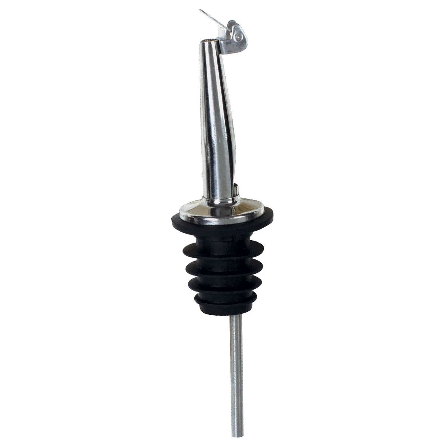 Winco PPM-4C Liquor Pourer Medium Fast Flow Stainless Steel Breather Tube