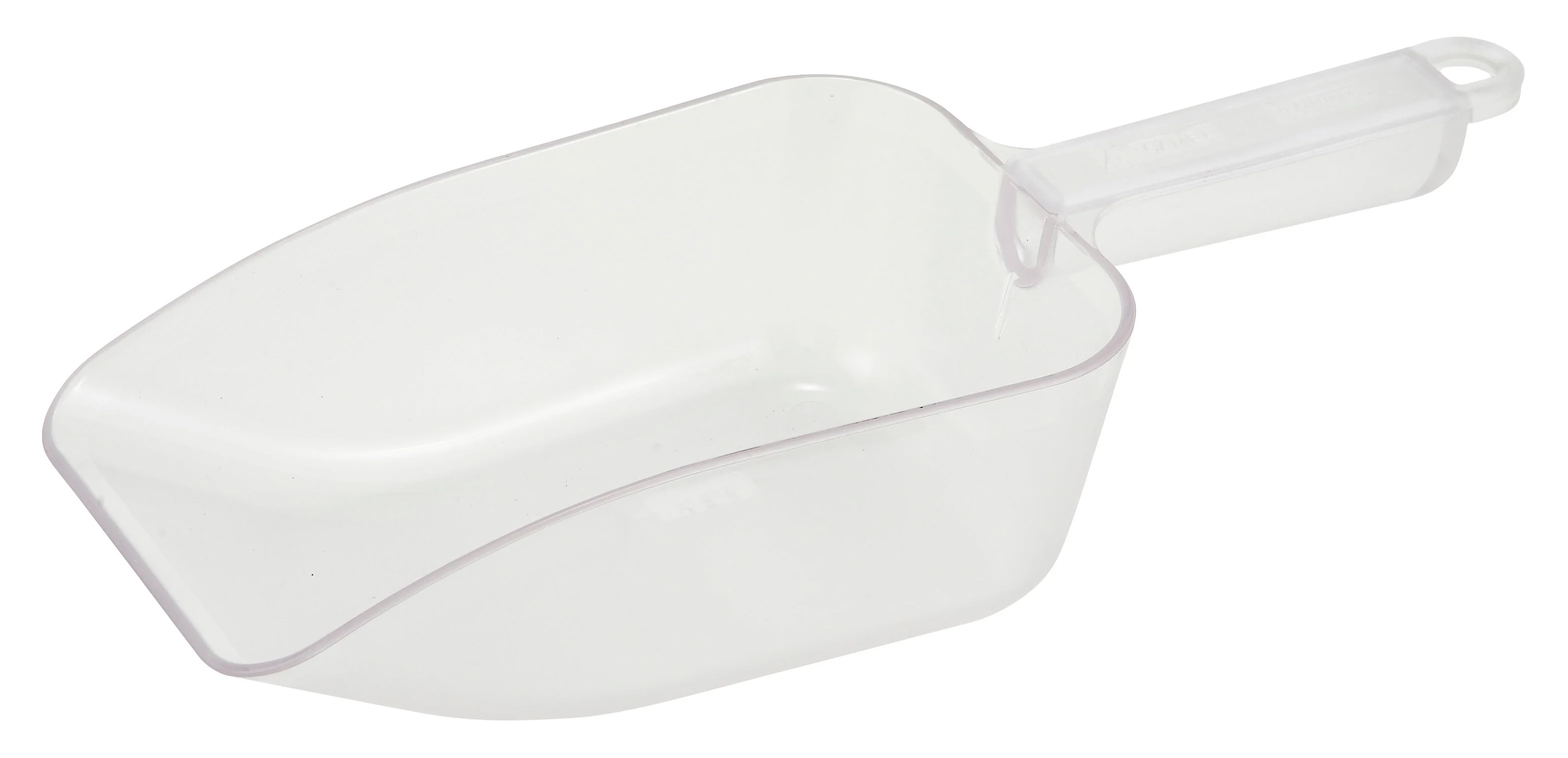 Winco PS-32 32 Oz Scoop NSF Polycarbonate with Flat Bottom for Food Handling