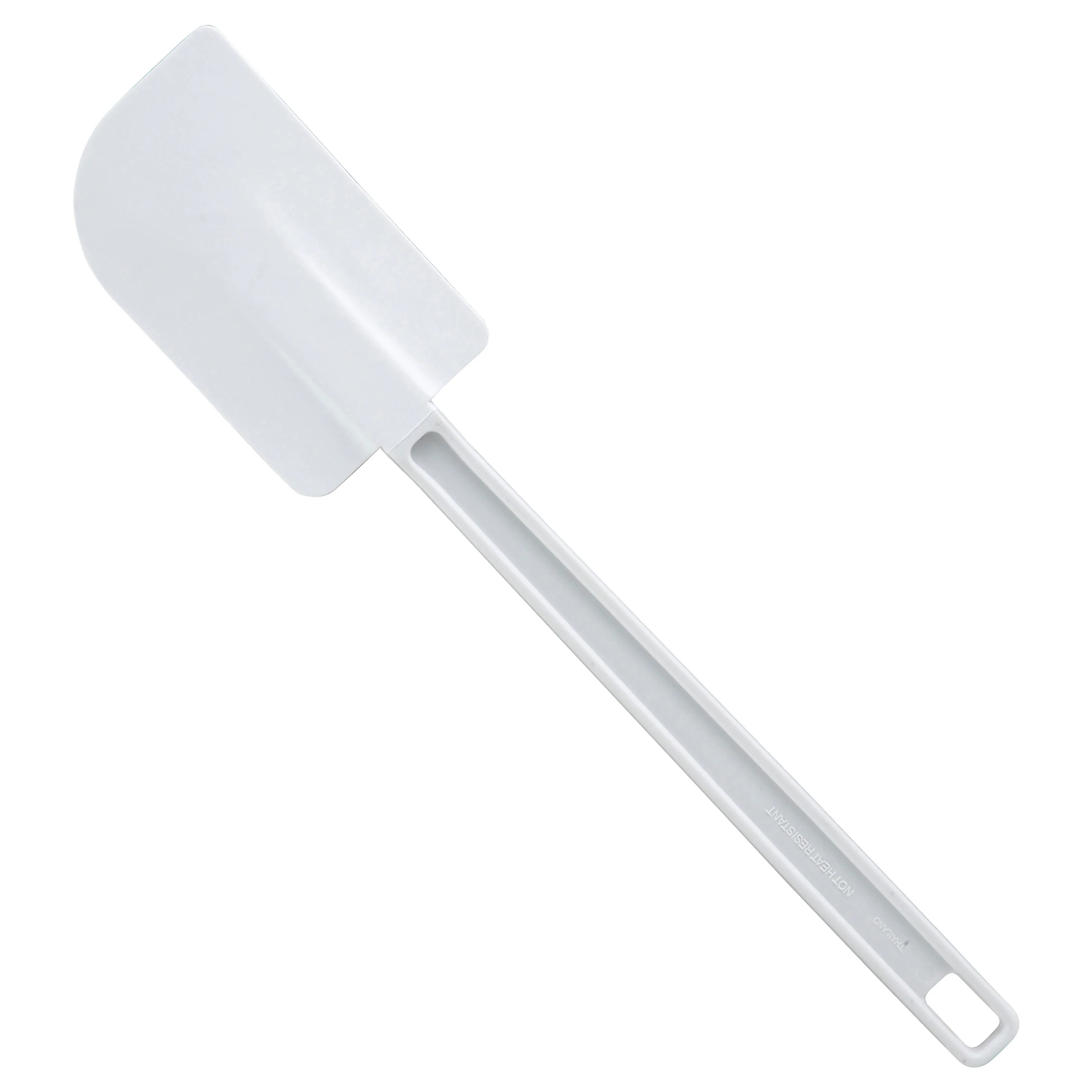 Winco PSC-14 14 Inch Flat Blade Scraper Plastic White BPA Free - Image 2