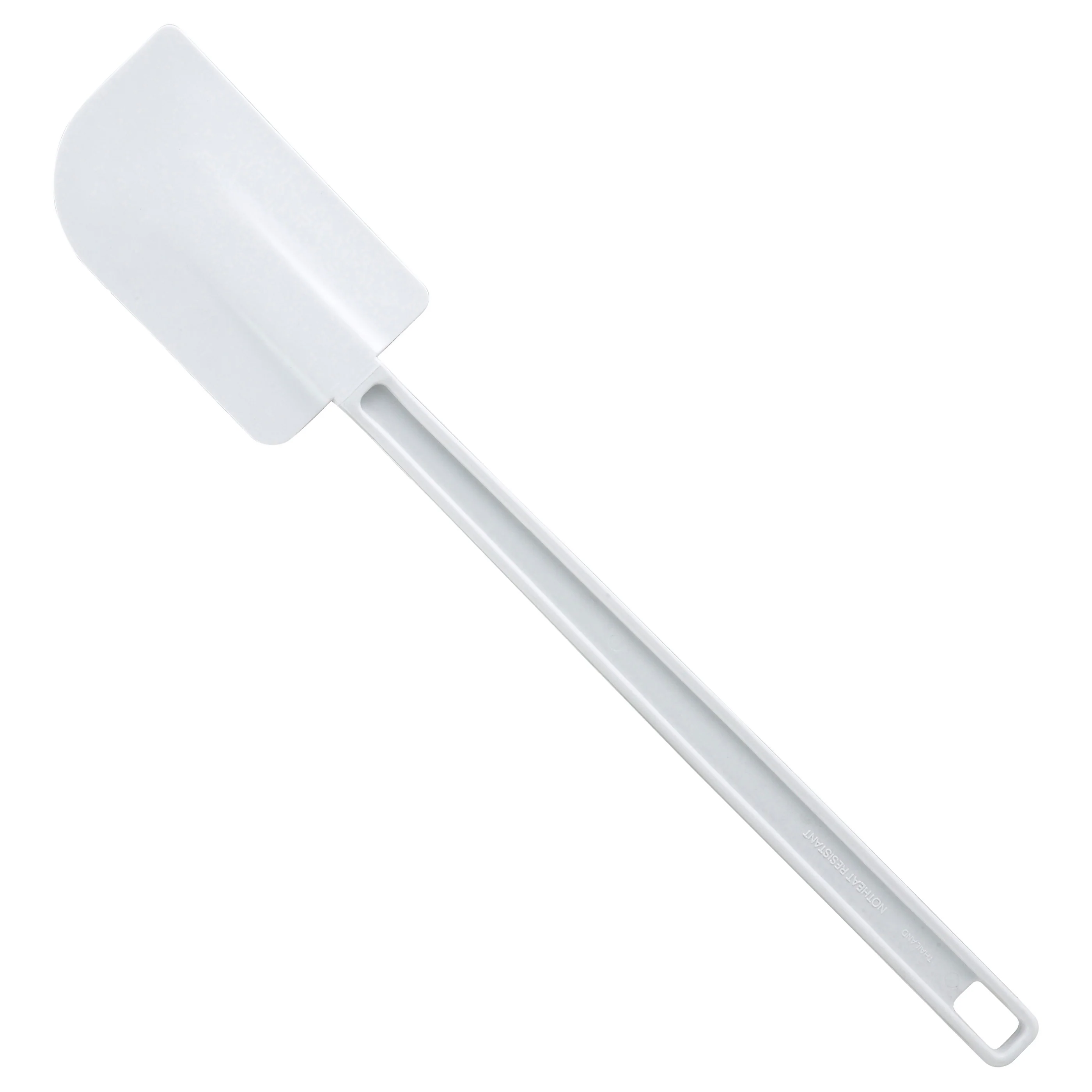 Winco PSC-16 16 Inch Scraper Flat Blade Plastic White BPA Free