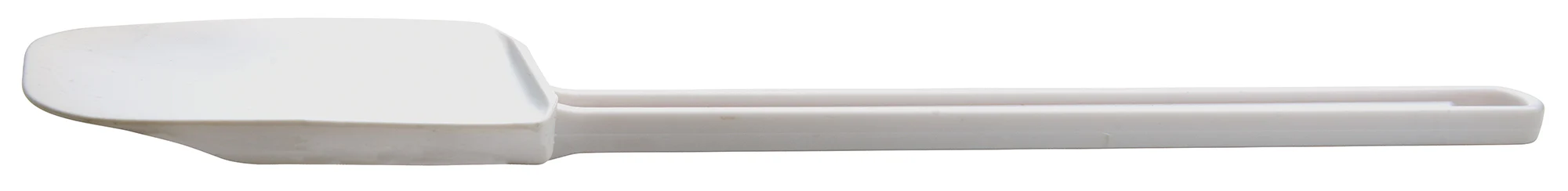 Winco PSGE-16 16 Inch Scraper Bowl-shape Head BPA Free Plastic White - Image 2