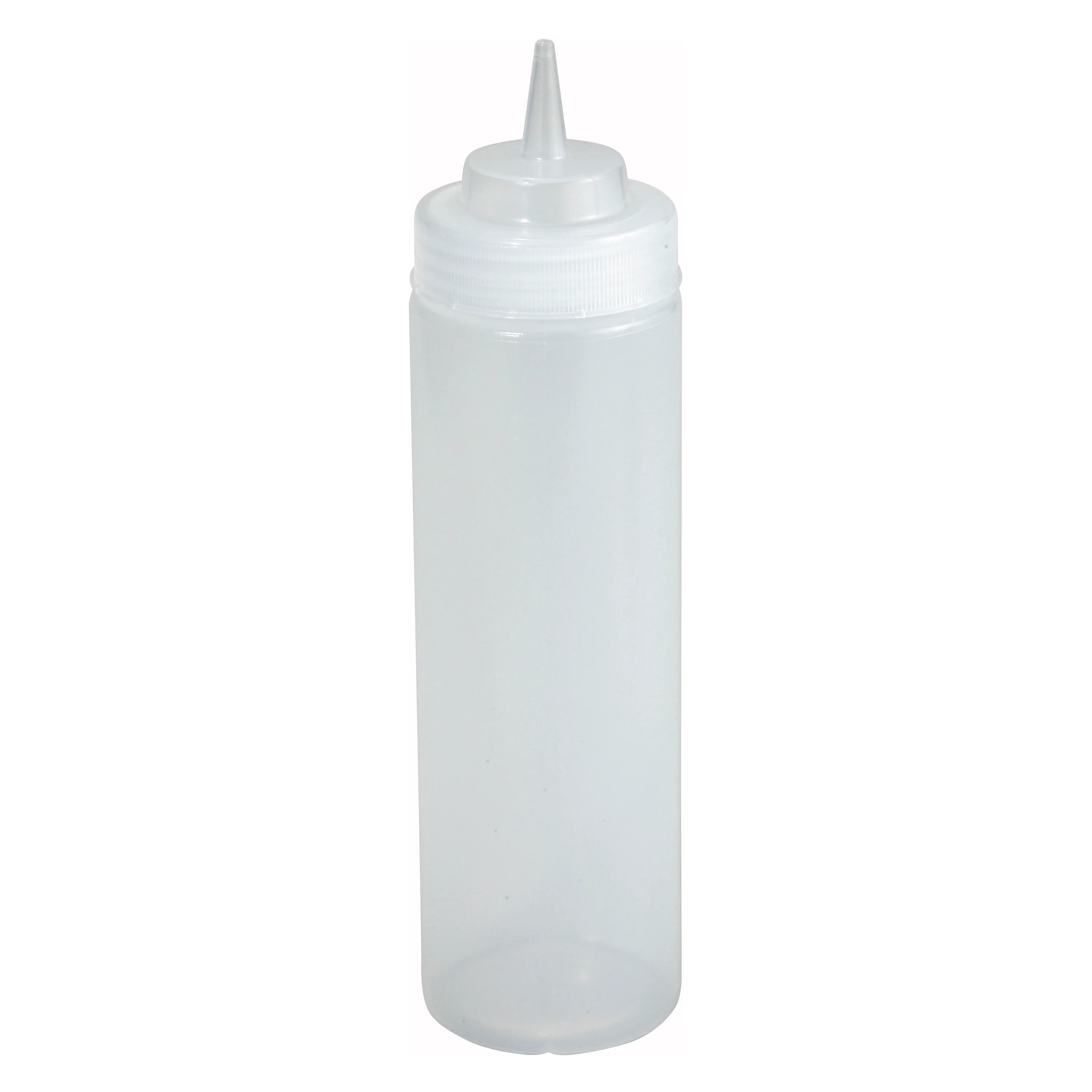 Winco PSW-16 16 Oz Squeeze Bottle BPA Free Plastic Clear - 6 Packs - Image 2